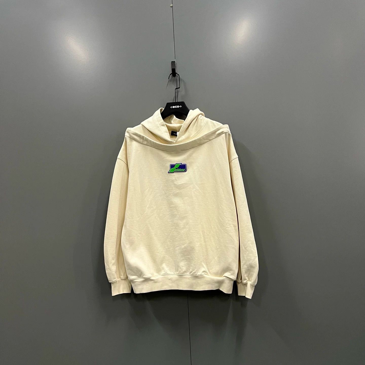 WE11DONE WE11DONE Beige Logo Washed Hoodie Size US XS / EU 42 / 0 - 1 Thumbnail