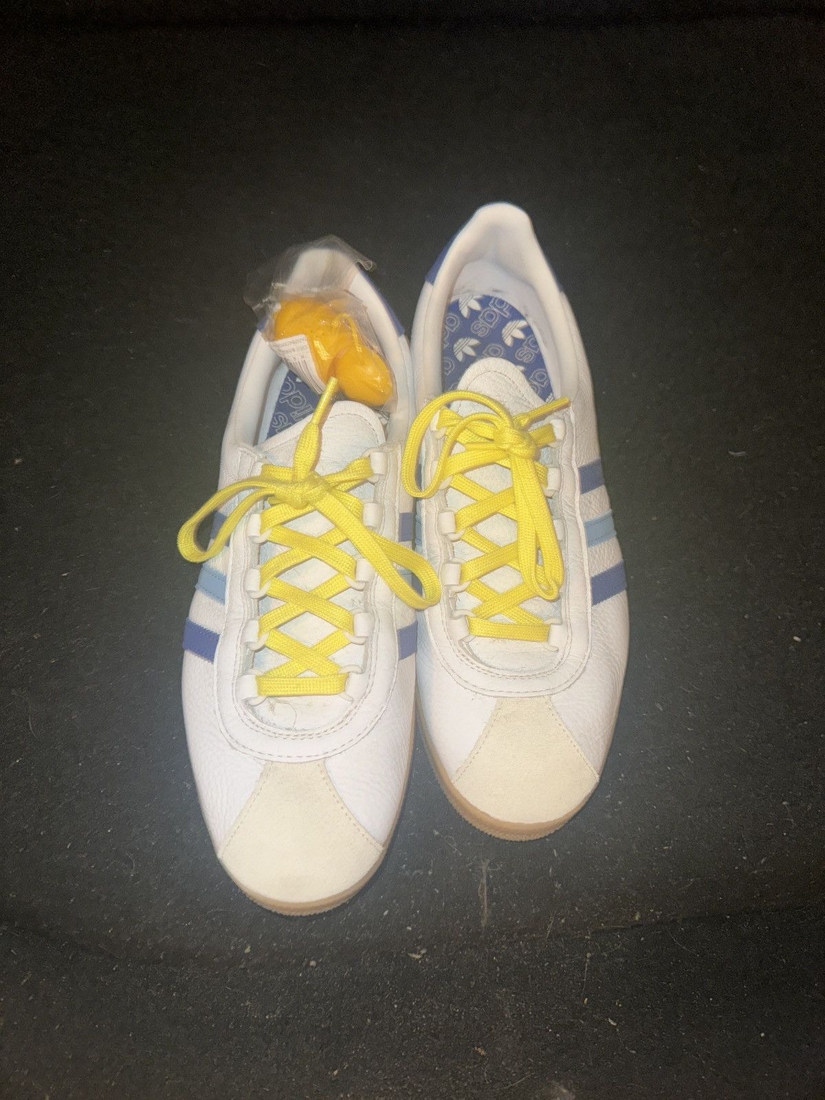 adidas gazelle silver green womens adidas Gazelle Messi Soccer Shoe Crystal Sand/Core Black/Gold Metallic main image 0