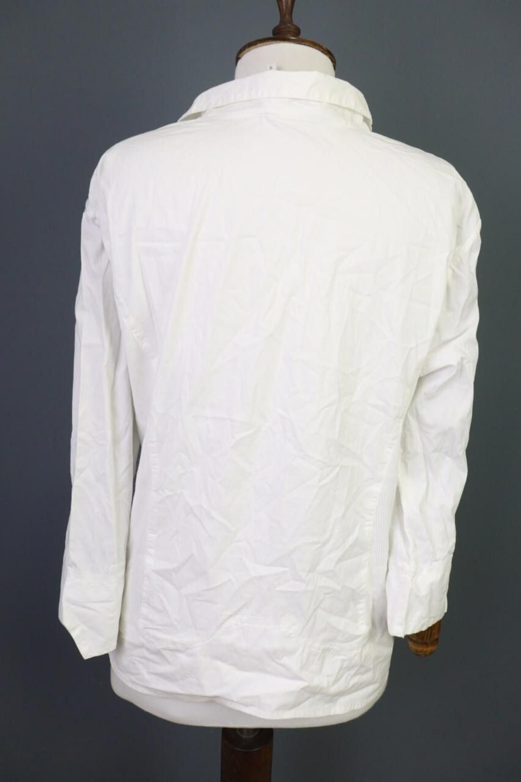 Designer Elisa Cavaletti White Designer Shirt Blouse Tunic Size 2 Size XS / US 0-2 / IT 36-38 - 10 Thumbnail