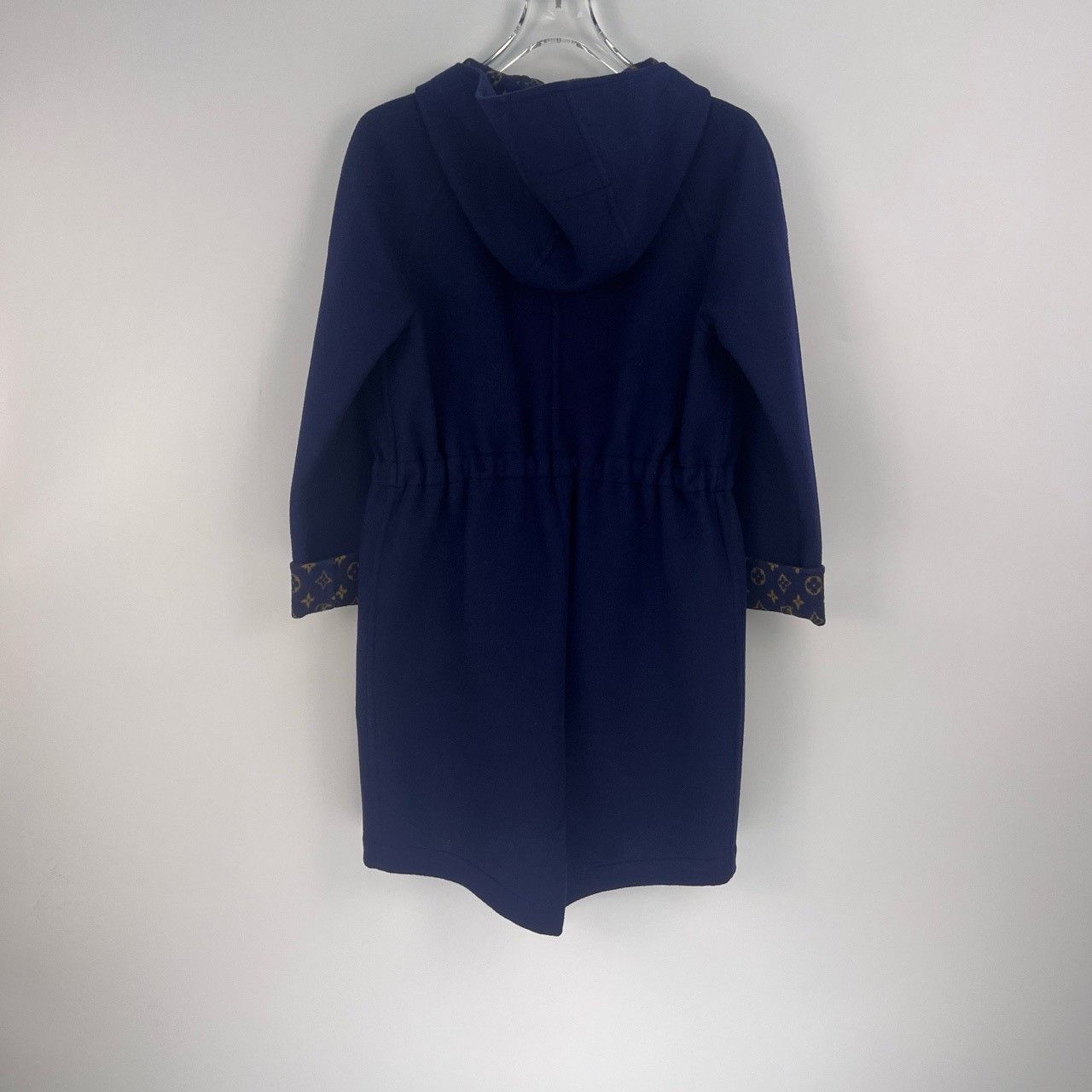 Louis Vuitton Louis Vuitton Wool hooded coat with classic logo on blue le Size US M / EU 48-50 / 2 - 4 Thumbnail