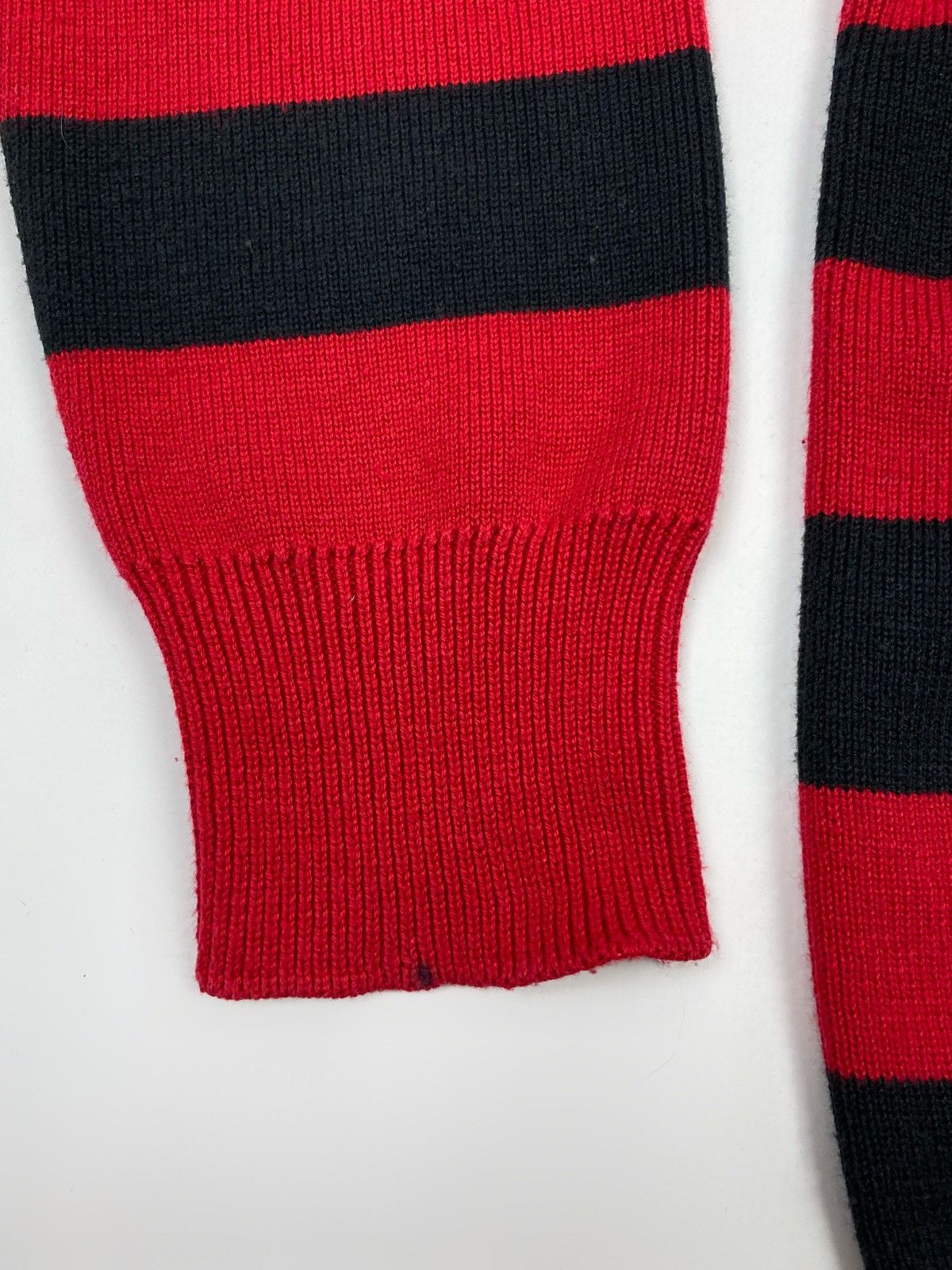 Carhartt Y2K Vintage Carhartt Red Balck Striped Alt Sailor Sweater S Size S / US 4 / IT 40 - 9 Thumbnail