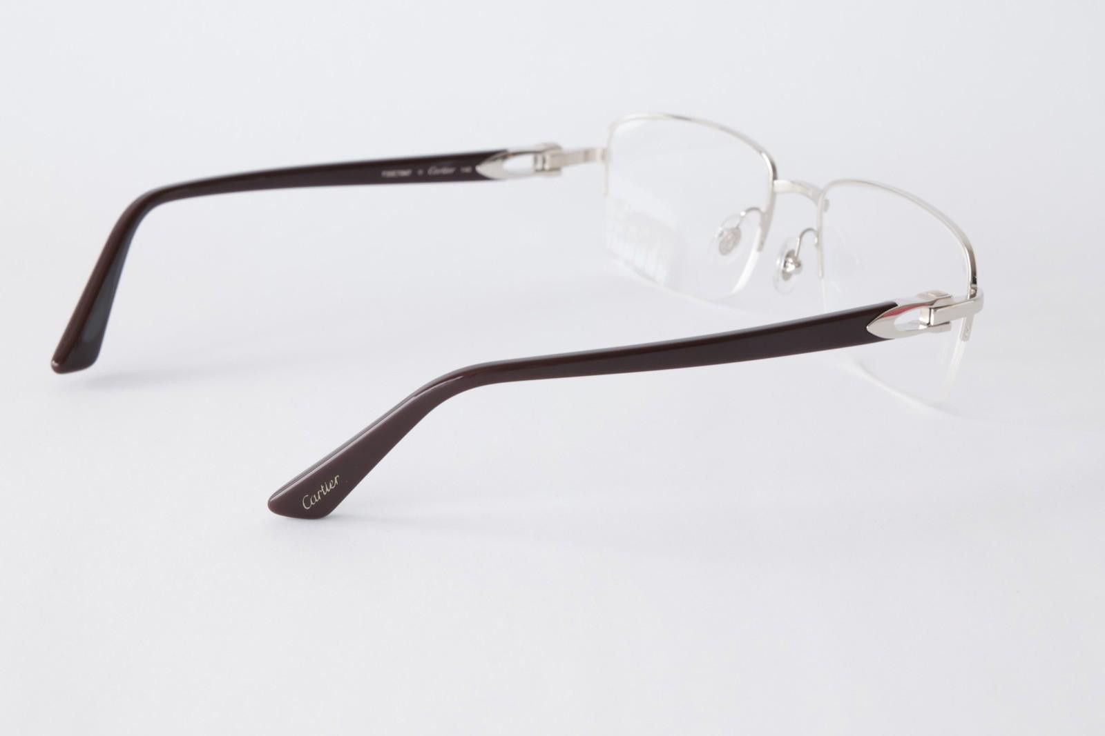 Cartier New Cartier eyewear optical eyeglasses CT0288O 003 silver Size ONE SIZE - 6 Thumbnail