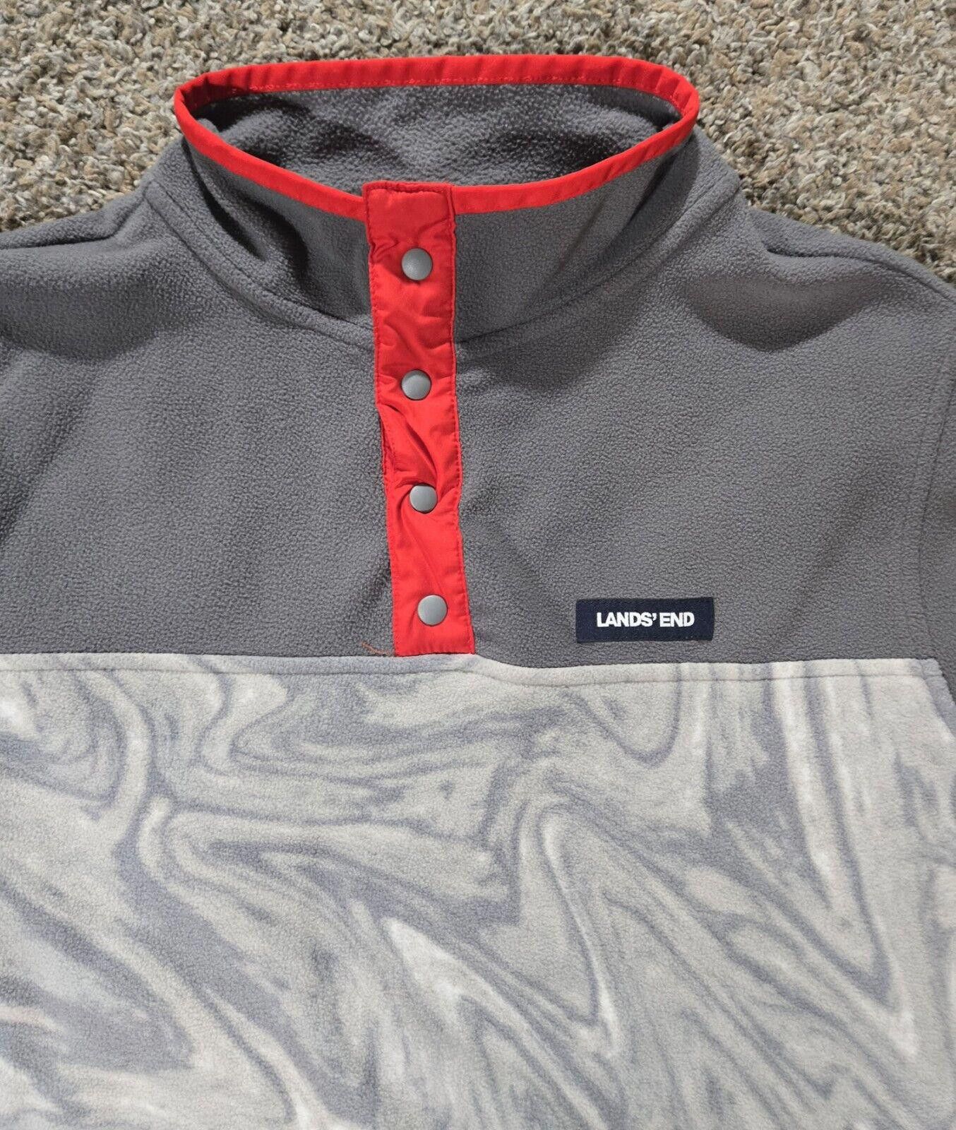 Grayers Multicolor Gray Pullover Fleece With Red Piping XL (18-20) Size US XXS / EU 40 - 6 Thumbnail