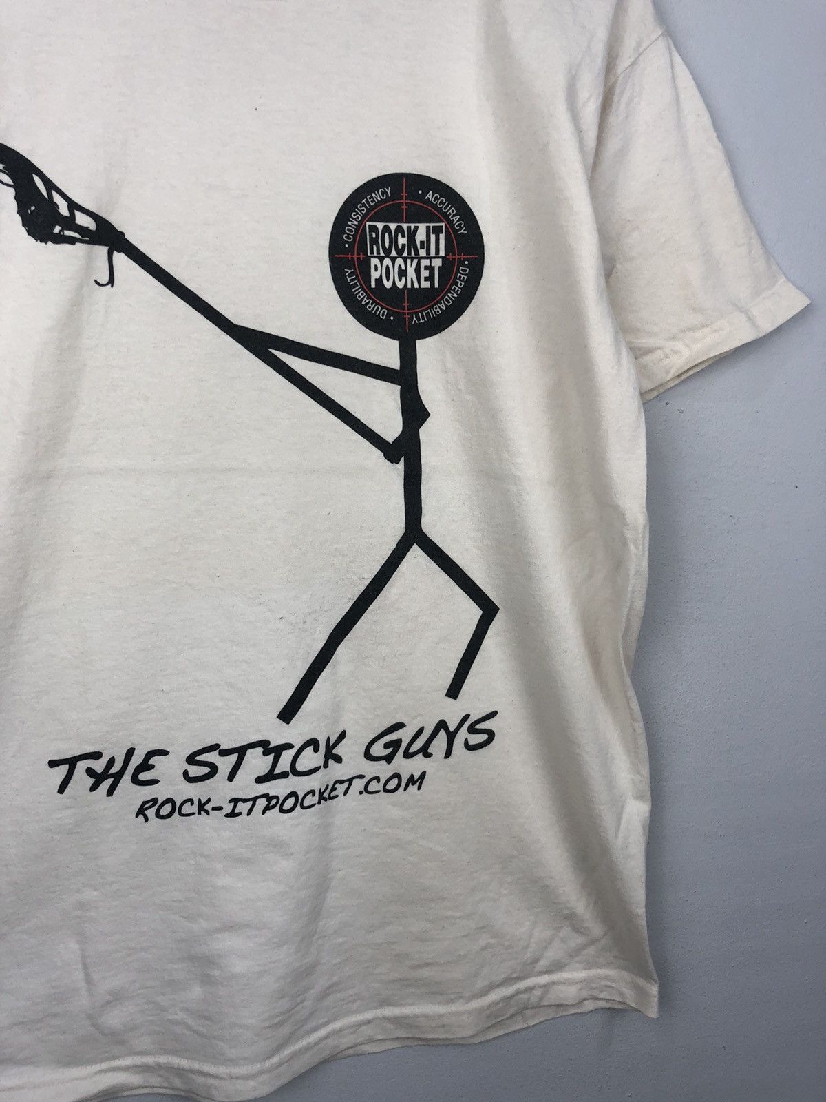 Vintage Stick Guy Rare Design Tee Size US L / EU 52-54 / 3 - 4 Thumbnail