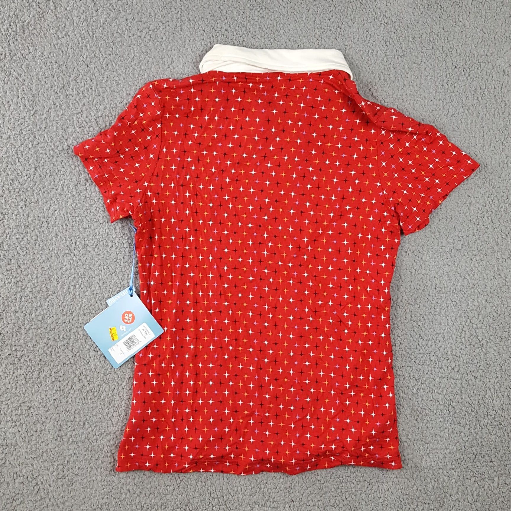 Vintage VINTAGE LIJA Red Athletic Polo Shirt Women's Small Collared Tennis Golf 90s Retro Size S / US 4 / IT 40 - 3 Thumbnail
