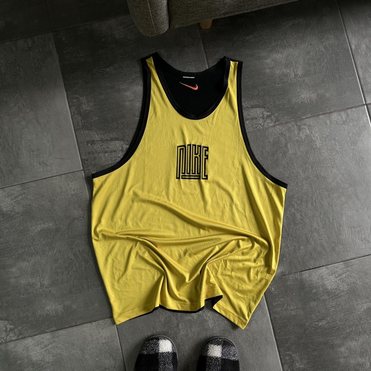 Nike × Vintage Vintage Nike Tank Top Big Logo Y2K 00s USA Sleeveless Size US XL / EU 56 / 4 - 4 Thumbnail