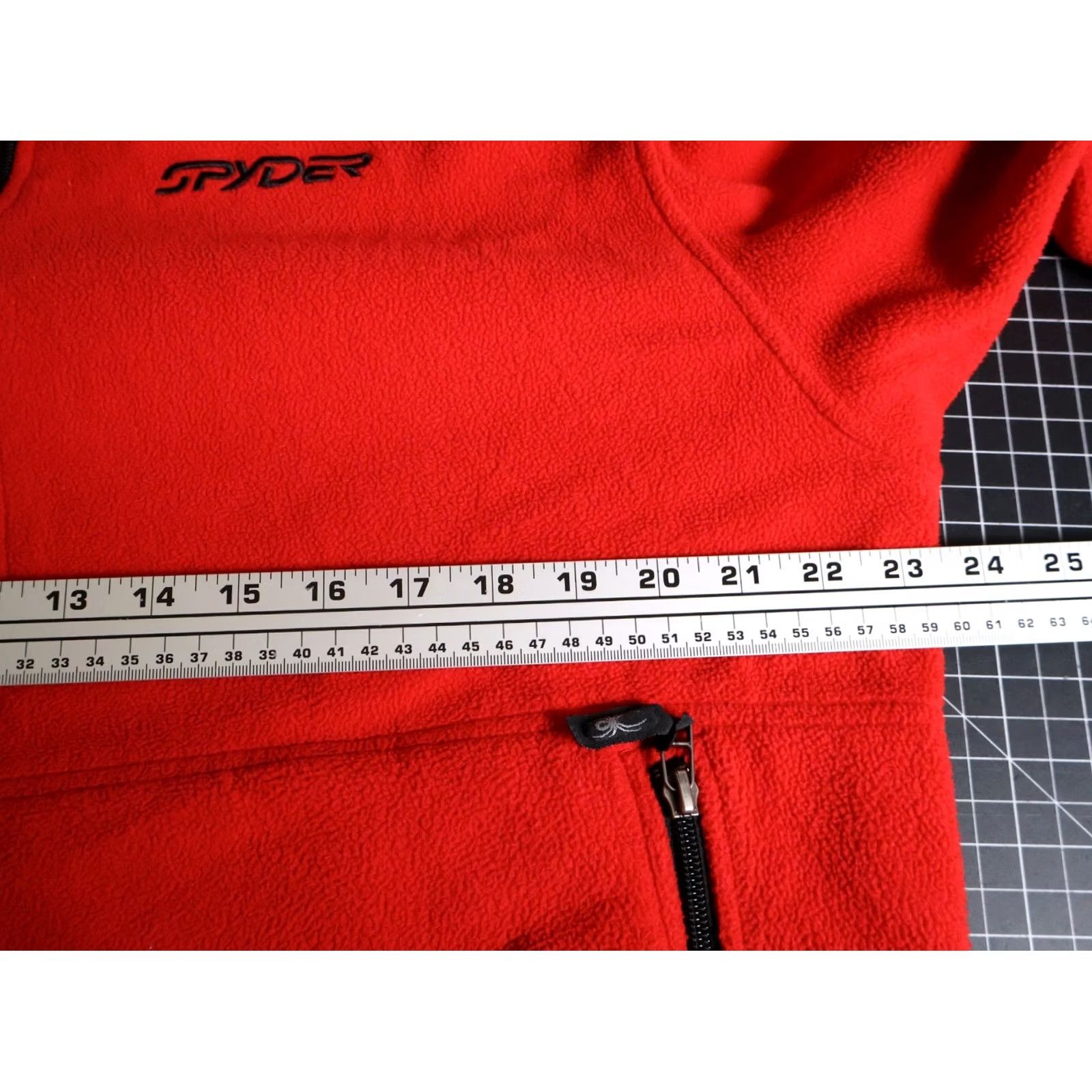 Spyder Spyder Men's Medium Red Black Fleece Jacket Zip Up Bomber Outdoor Ski Unlined Casual Shirt? Size US M / EU 48-50 / 2 - 5 Thumbnail