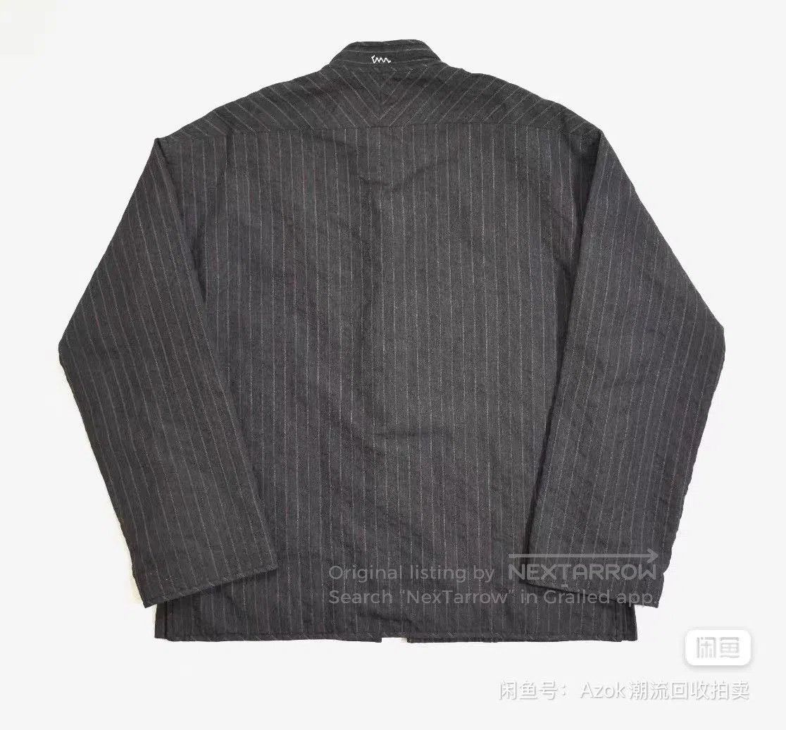 Visvim Visvim Dharma Santome Stripe Wool Shirt. Size US XL / EU 56 / 4 - 8 Thumbnail