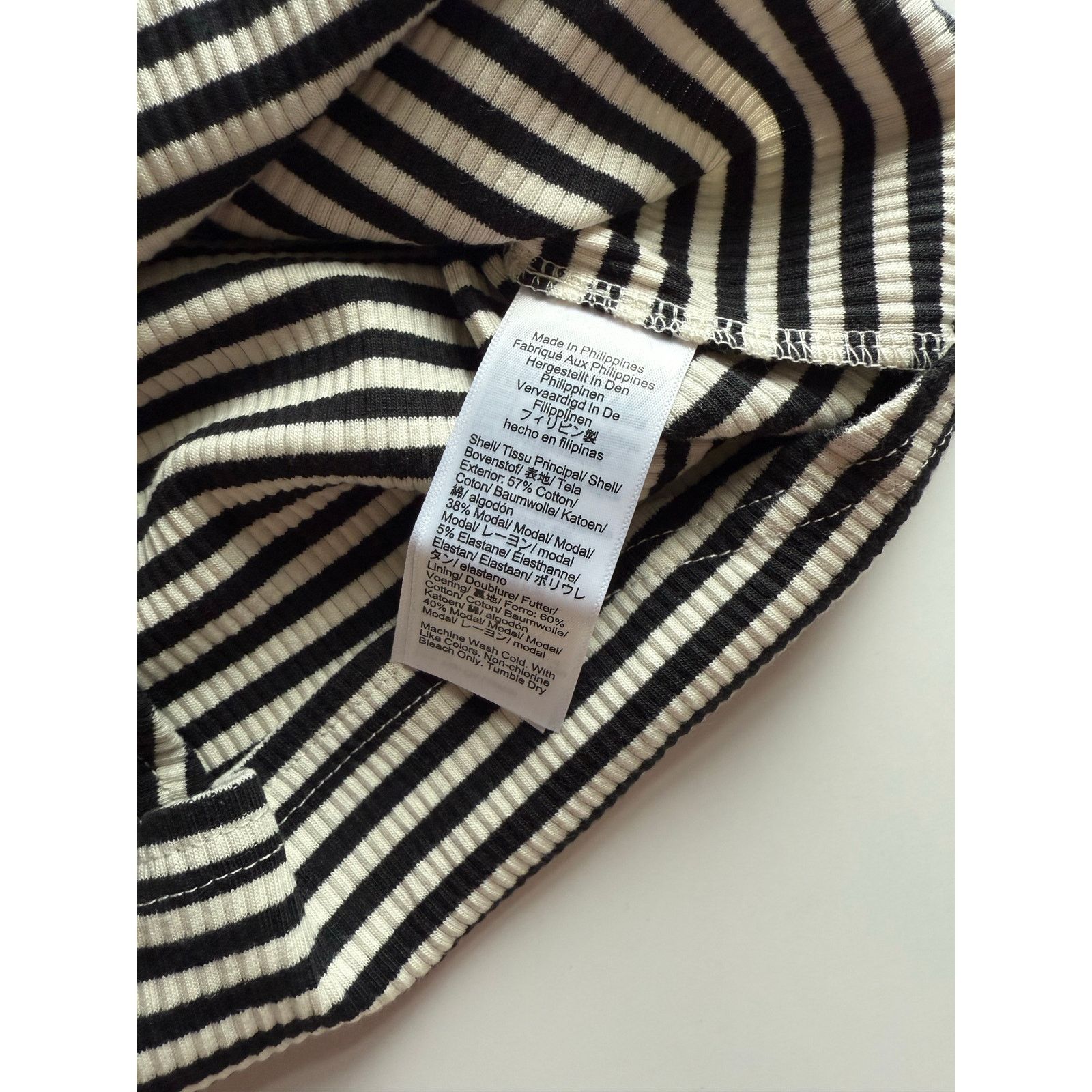 J.Crew $45 New J.Crew Vintage rib shelf bra tank top in stripe - XS Size XS / US 0-2 / IT 36-38 - 5 Thumbnail