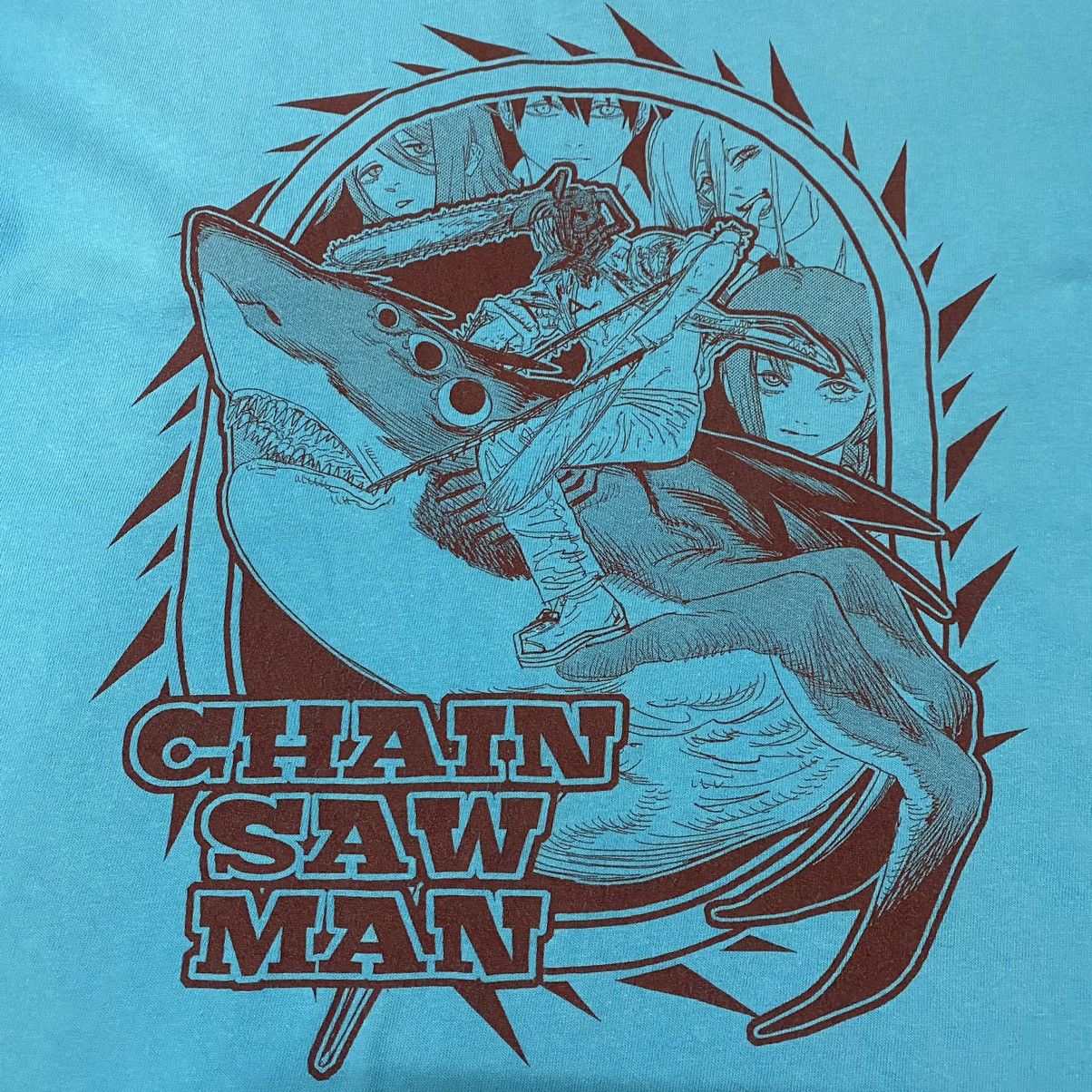 Anime CHAINSAW MAN WEEKLY JUMP EXHIBITION AMIME T SHIRT Size US L / EU 52-54 / 3 - 6 Thumbnail