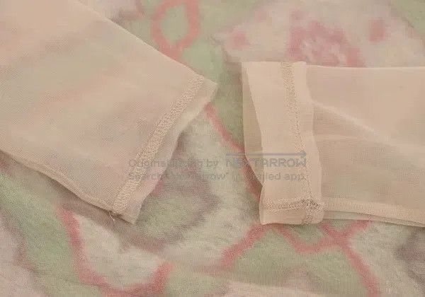 Comme des Garcons Comme Des Garcons Beige vintage floral design sheer top Size S / US 4 / IT 40 - 6 Thumbnail