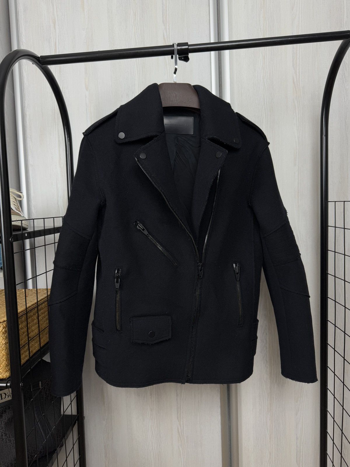 Alexander Wang × H&M Alexander Wang x H&M wool blend biker style oversized jacket Size S / US 4 / IT 40 - 6 Thumbnail
