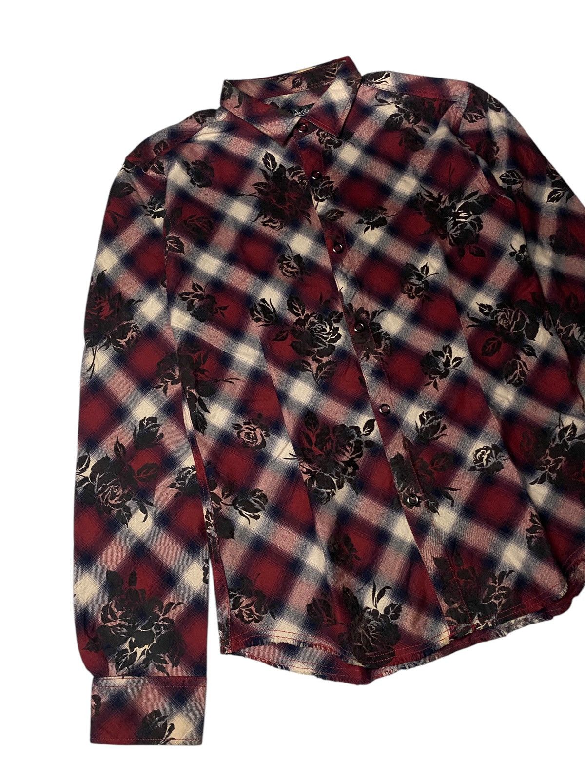 If Six Was Nine 2000's Tornado Mart Unfinished Floral Shirts Size US S / EU 44-46 / 1 - 6 Thumbnail