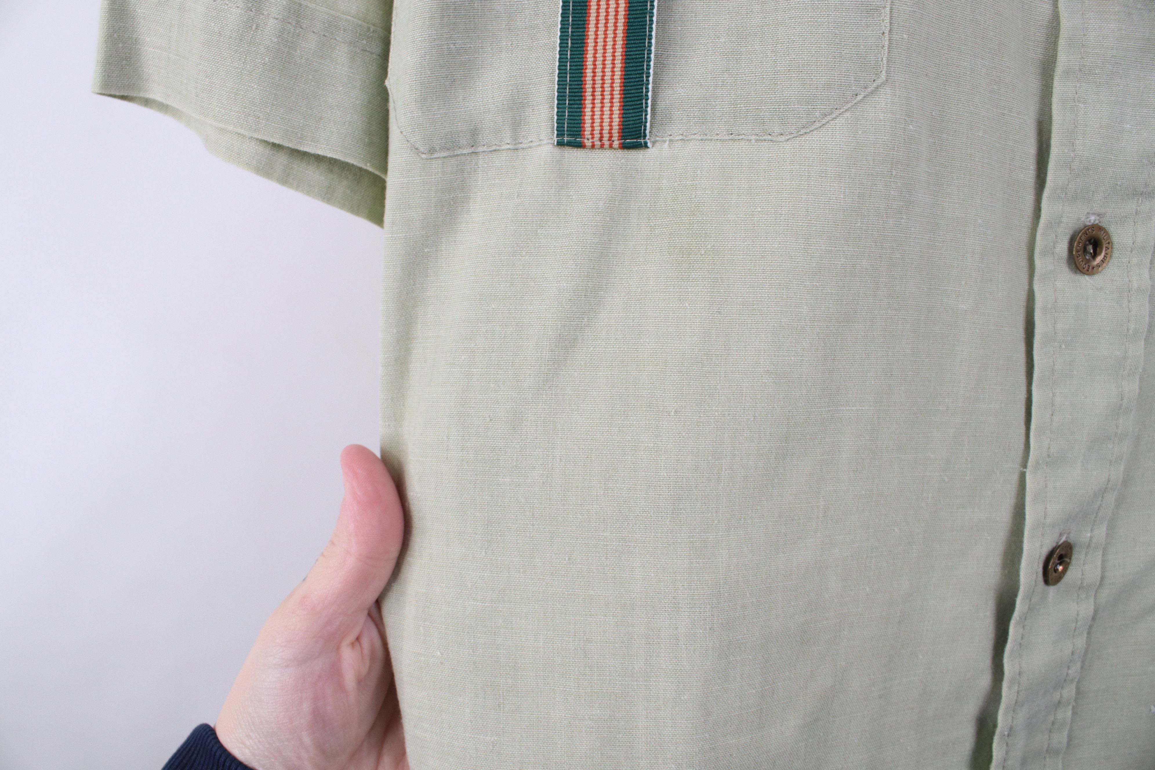 Vintage Vintage 60s 70s Streetwear Military Style Safari Shirt Size US M / EU 48-50 / 2 - 8 Thumbnail