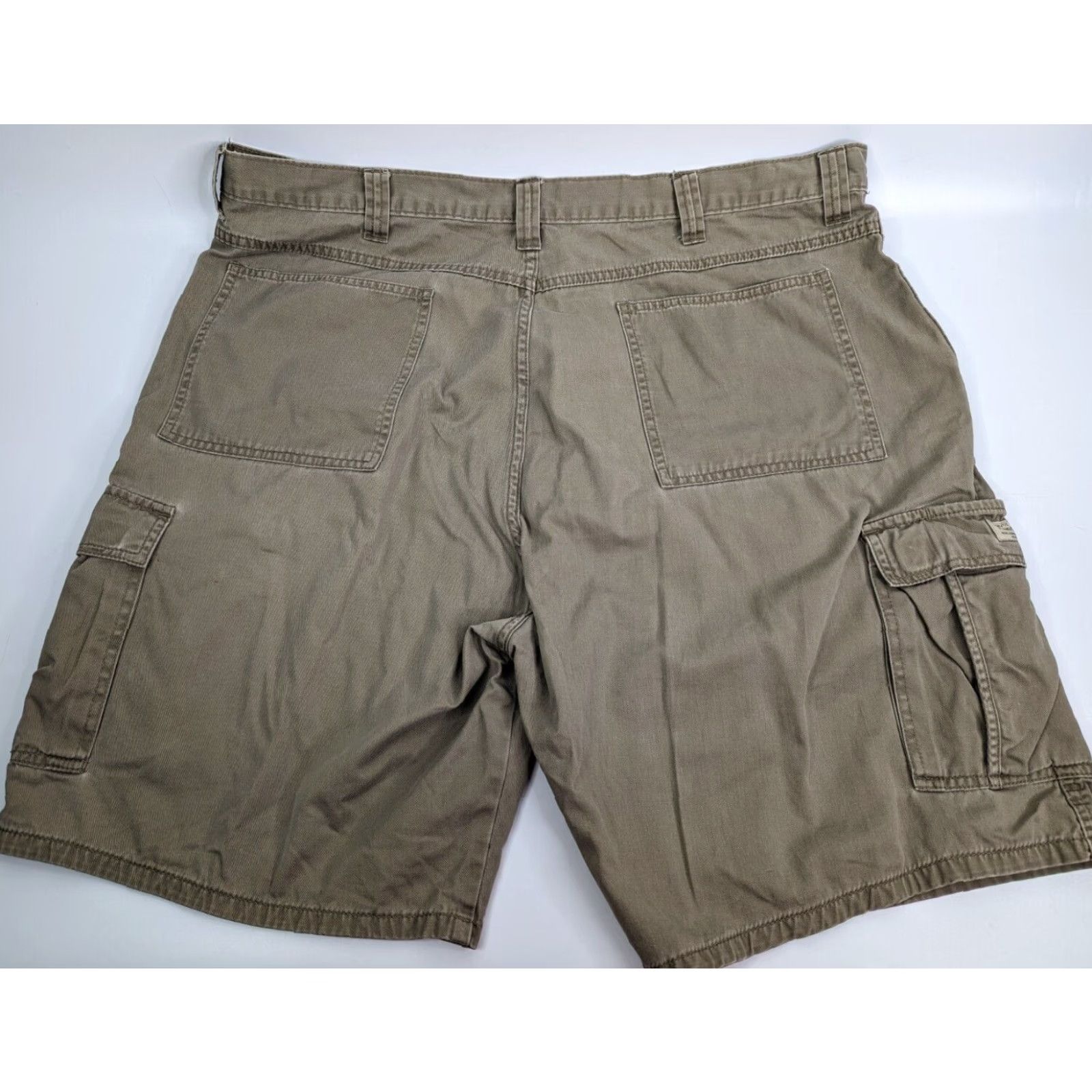 Wrangler Wrangler Shorts Cargo Pocket Khaki Beige 42 Men's Regular Cargo Outdoor Workwear Comfort Jeans Short Pants Size US 42 / EU 58 - 3 Thumbnail