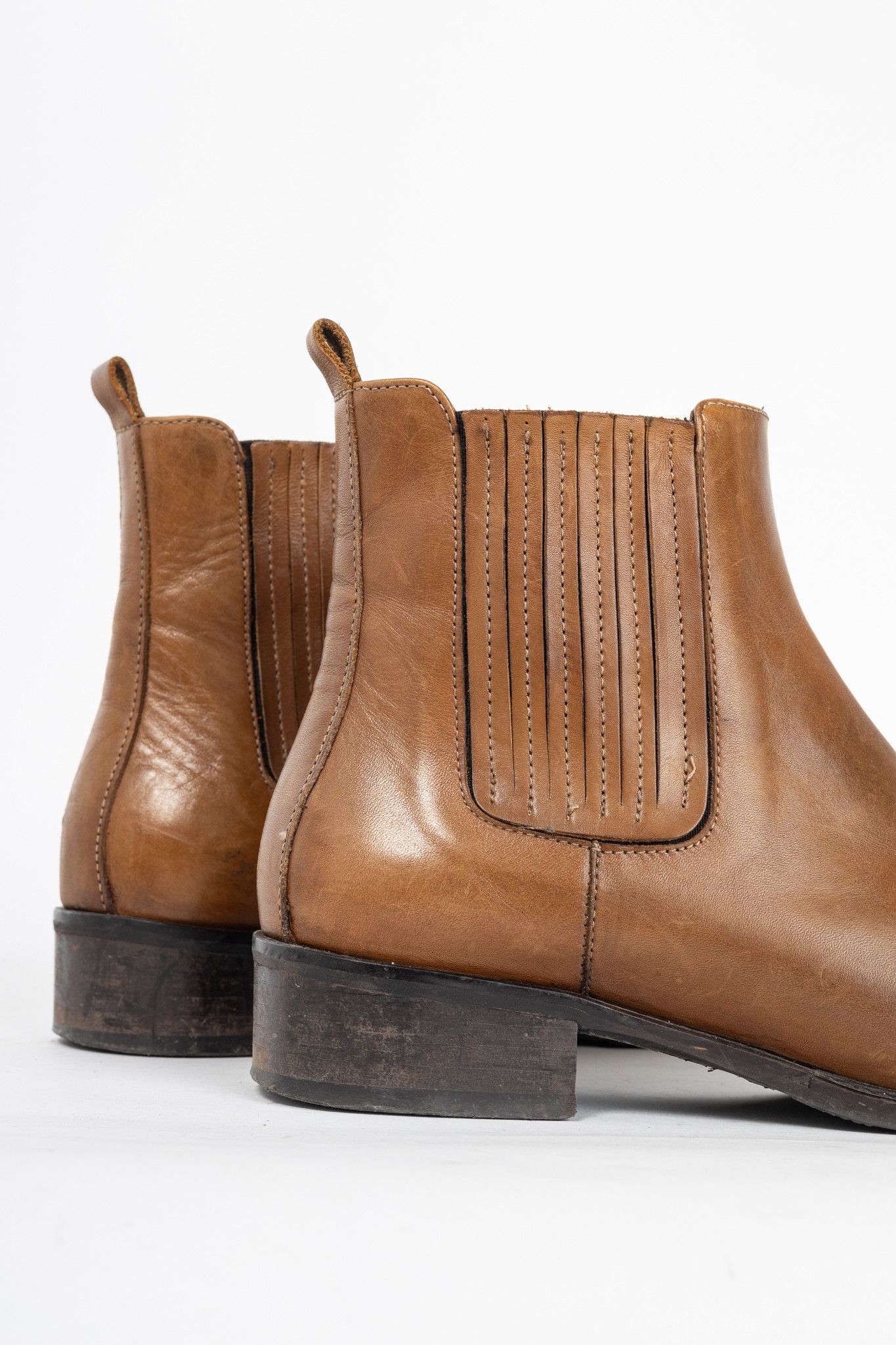 Ron White Ron White Brown Chelsea Ankle Boots Size US 8.5 / IT 38.5 - 8 Thumbnail