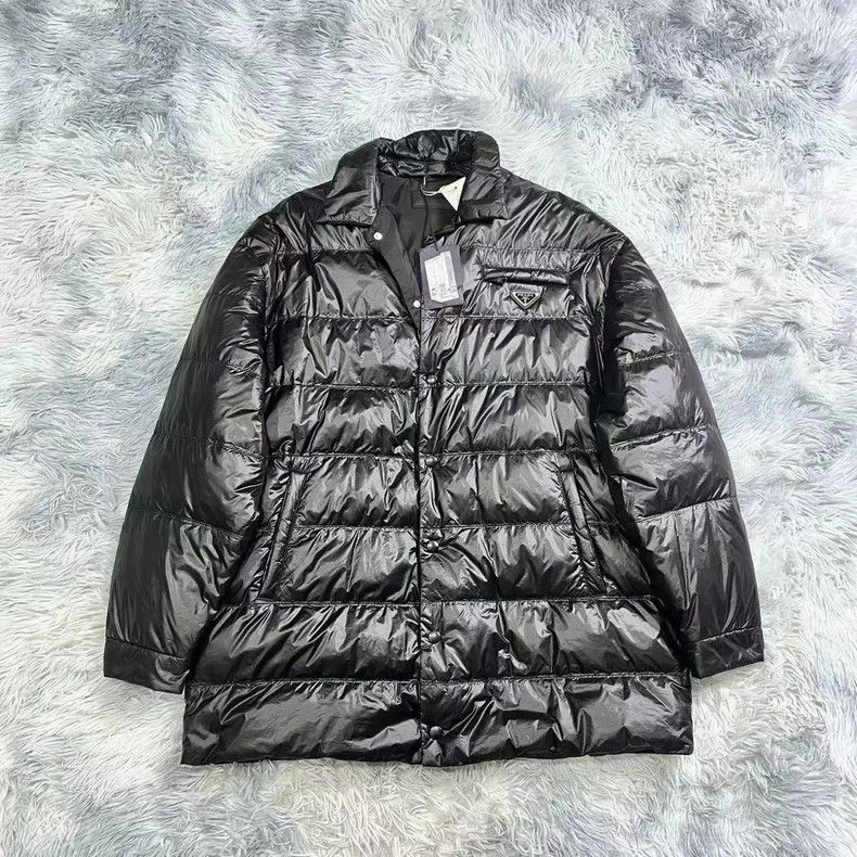 Prada Prada Black Down Jacket XL Size US XL / EU 56 / 4 - 1 Thumbnail