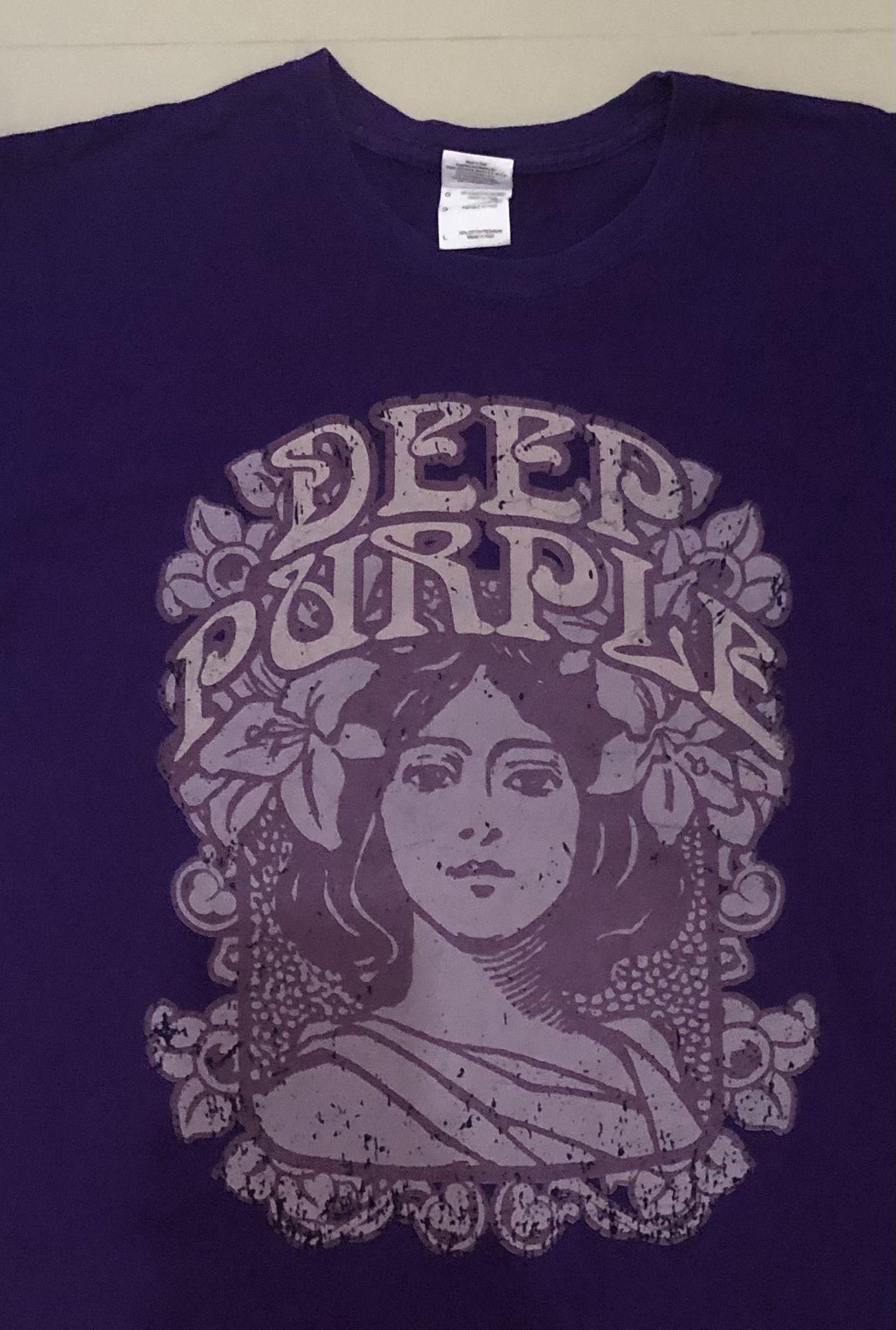 Vintage Deep Purple Rock Band T-shirt Size US L / EU 52-54 / 3 - 5 Thumbnail