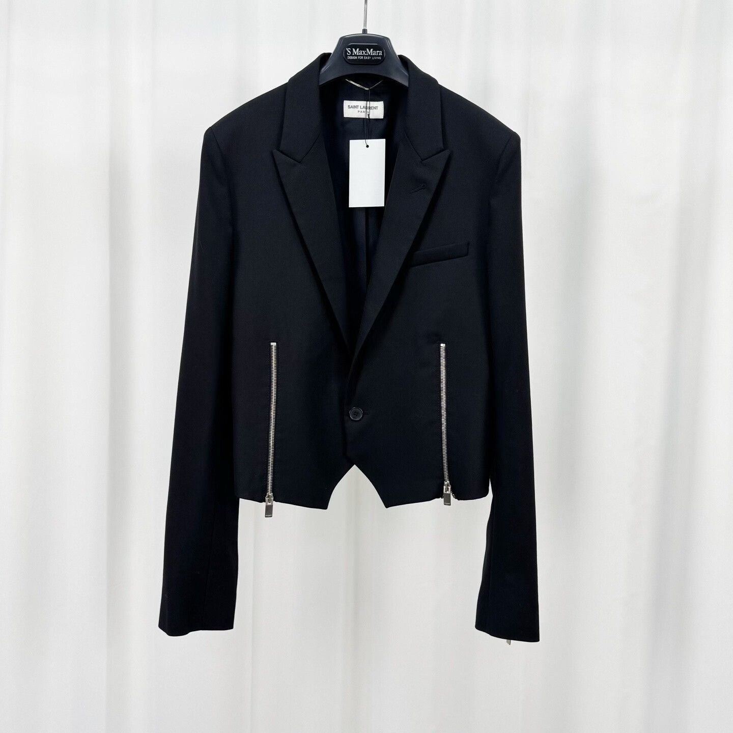 Saint Laurent Paris saint laurent double zip wool blazer Size US L / EU 52-54 / 3 - 1 Thumbnail