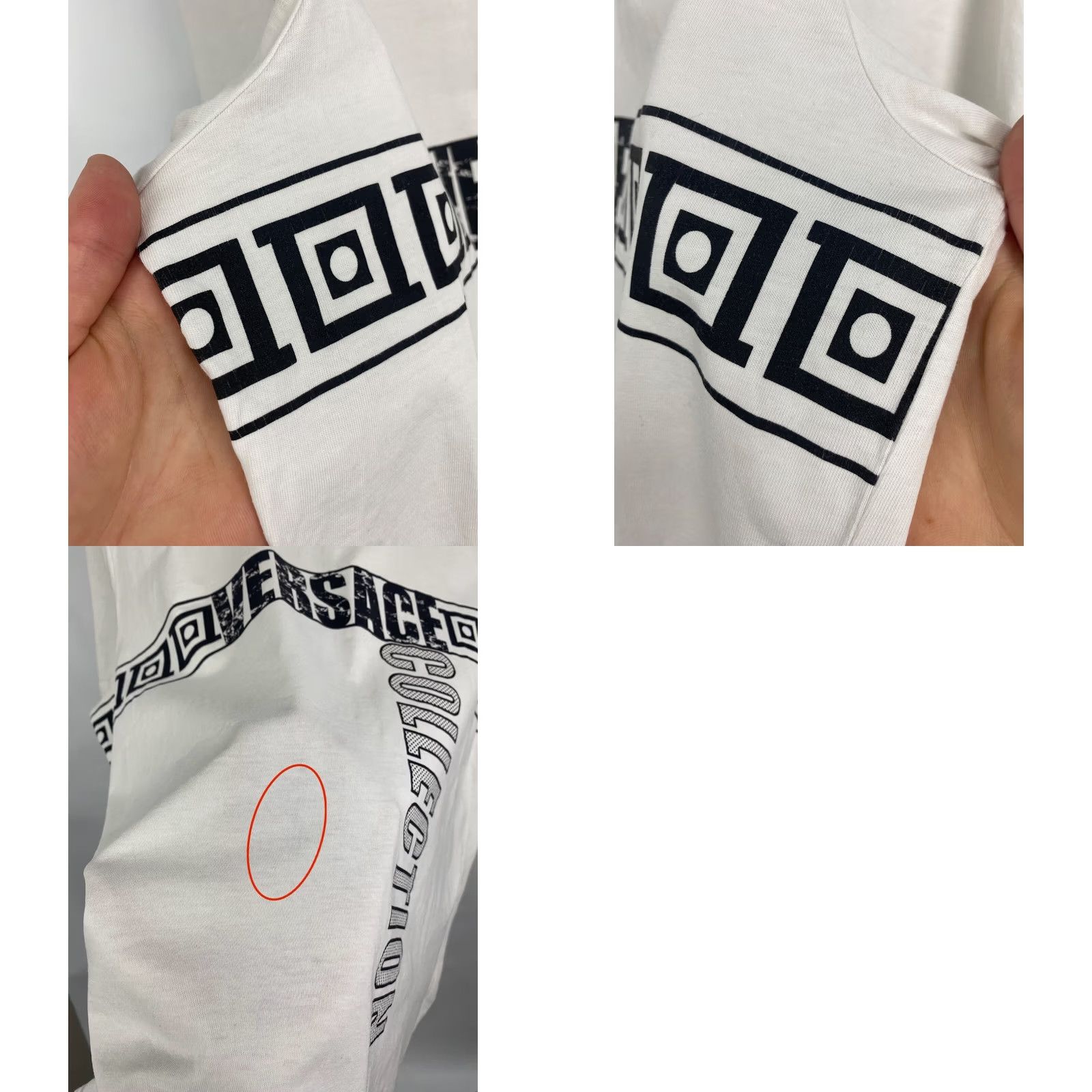Versace VINTAGE Versace T-Shirt Men XL White Retro Gianni Versace T-Shirt Rare Hype Y2K White XL/XXL Mens Retro 90s Size US XL / EU 56 / 4 - 8 Thumbnail