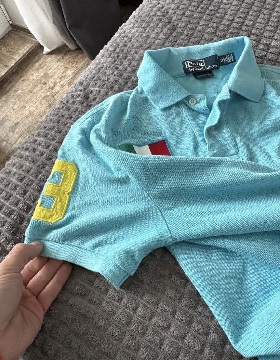 Other Vintage polo Ralph Lauren Italy 3 blue logo size M Size US M / EU 48-50 / 2 - 7 Thumbnail