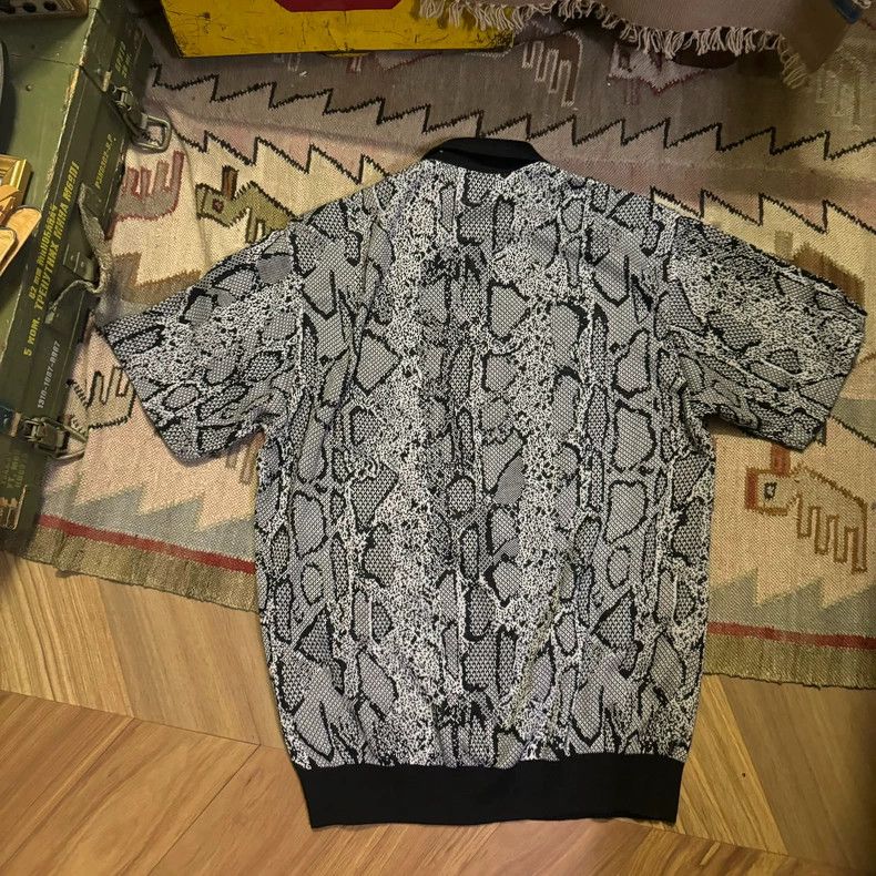 Wacko Maria Wacko maria Snake Print Polo Shirt No Tag Short Sleeve Size US L / EU 52-54 / 3 - 5 Thumbnail