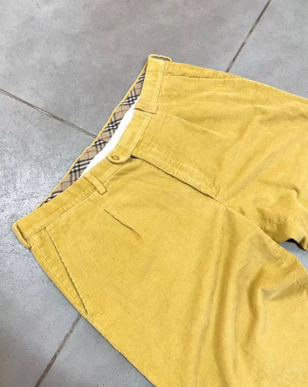 Burberry Corduroy Vintage Burberry Pants Cropped Nova Check Design Size US 32 / EU 48 - 4 Thumbnail