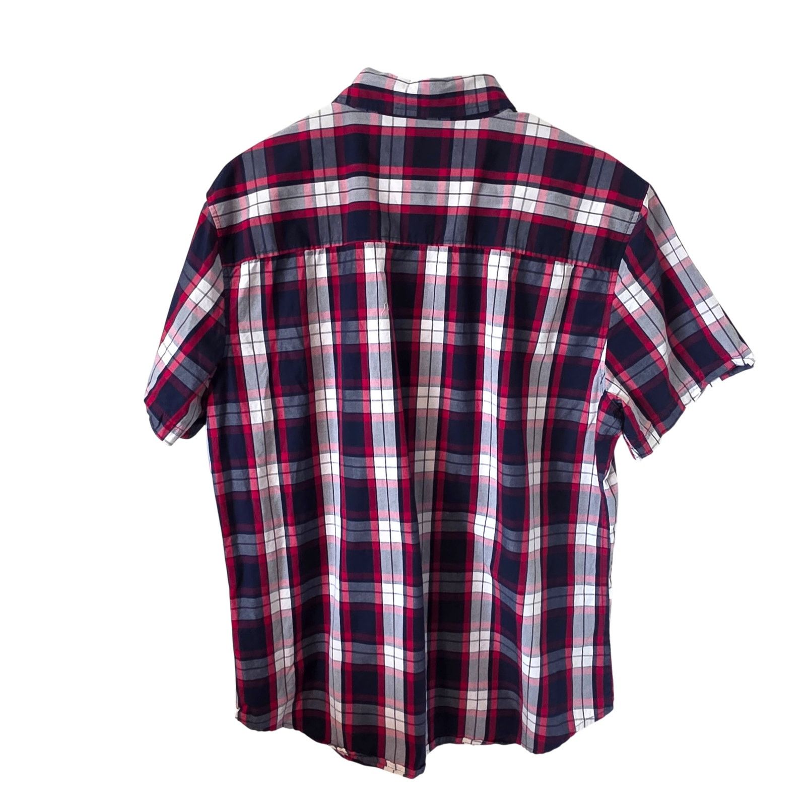 Ecko Unltd. Ecko Unltd Plaid Short Sleeve Button Front Shirt Size Large Size US L / EU 52-54 / 3 - 2 Thumbnail