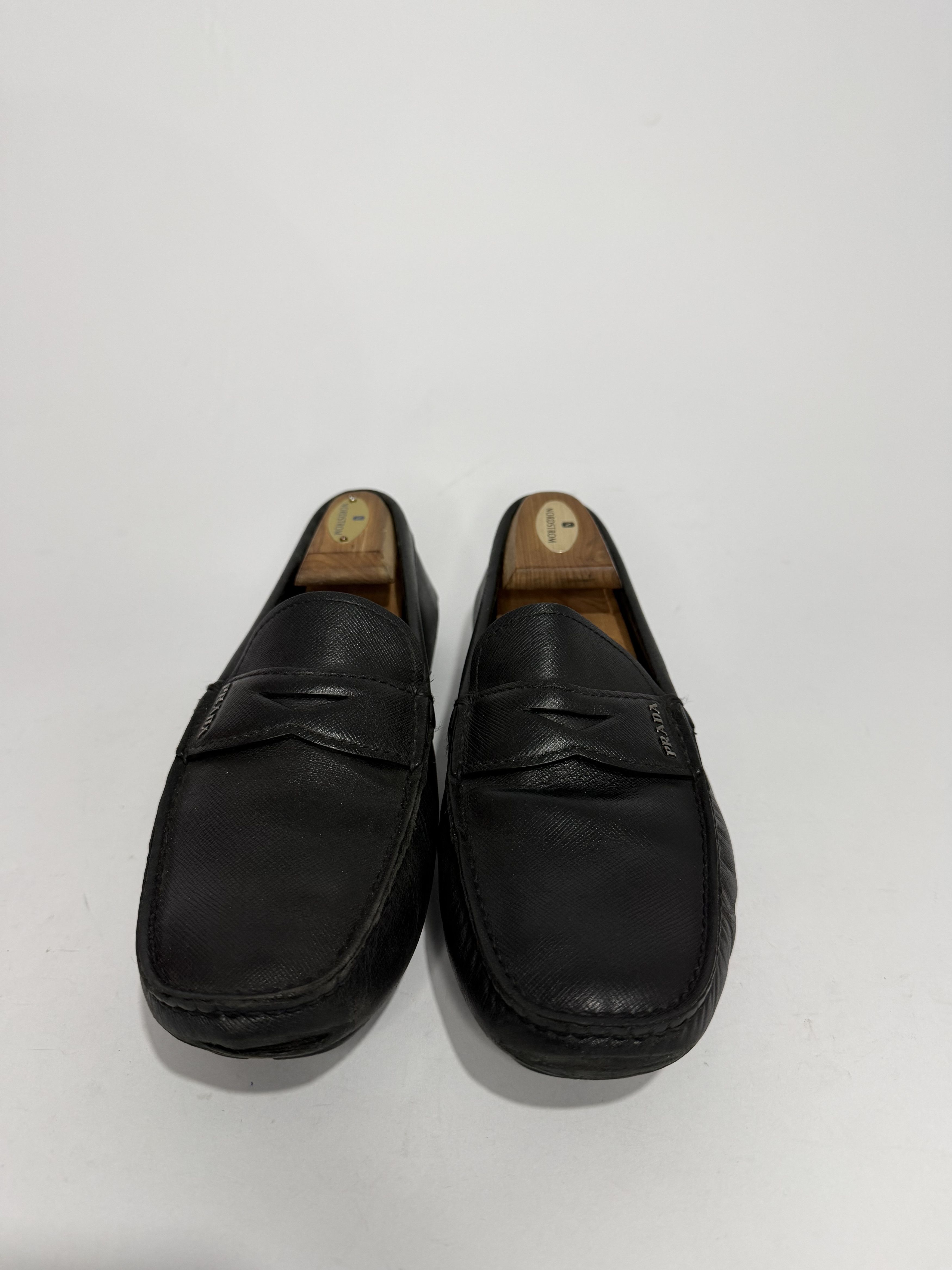 Prada Prada Black Leather Driver Loafer Size 7 UK/ 8 US/ 41 EU Size US 8 / EU 41 - 3 Thumbnail