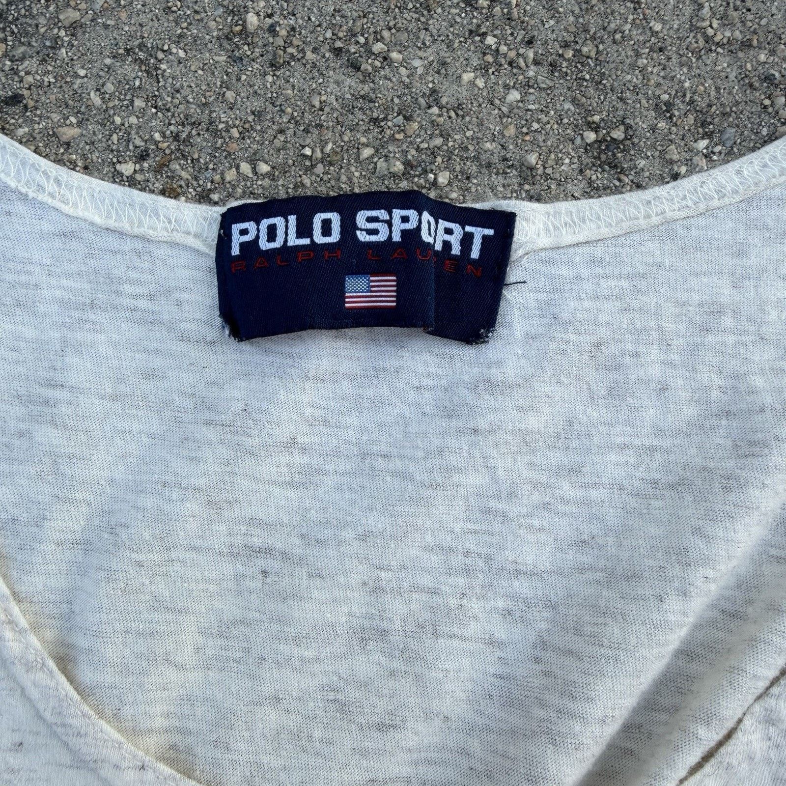 Polo Ralph Lauren × Vintage Vintage 90s Polo Sport Ralph Lauren USA Tank Top Fits M/L Size US M / EU 48-50 / 2 - 4 Thumbnail