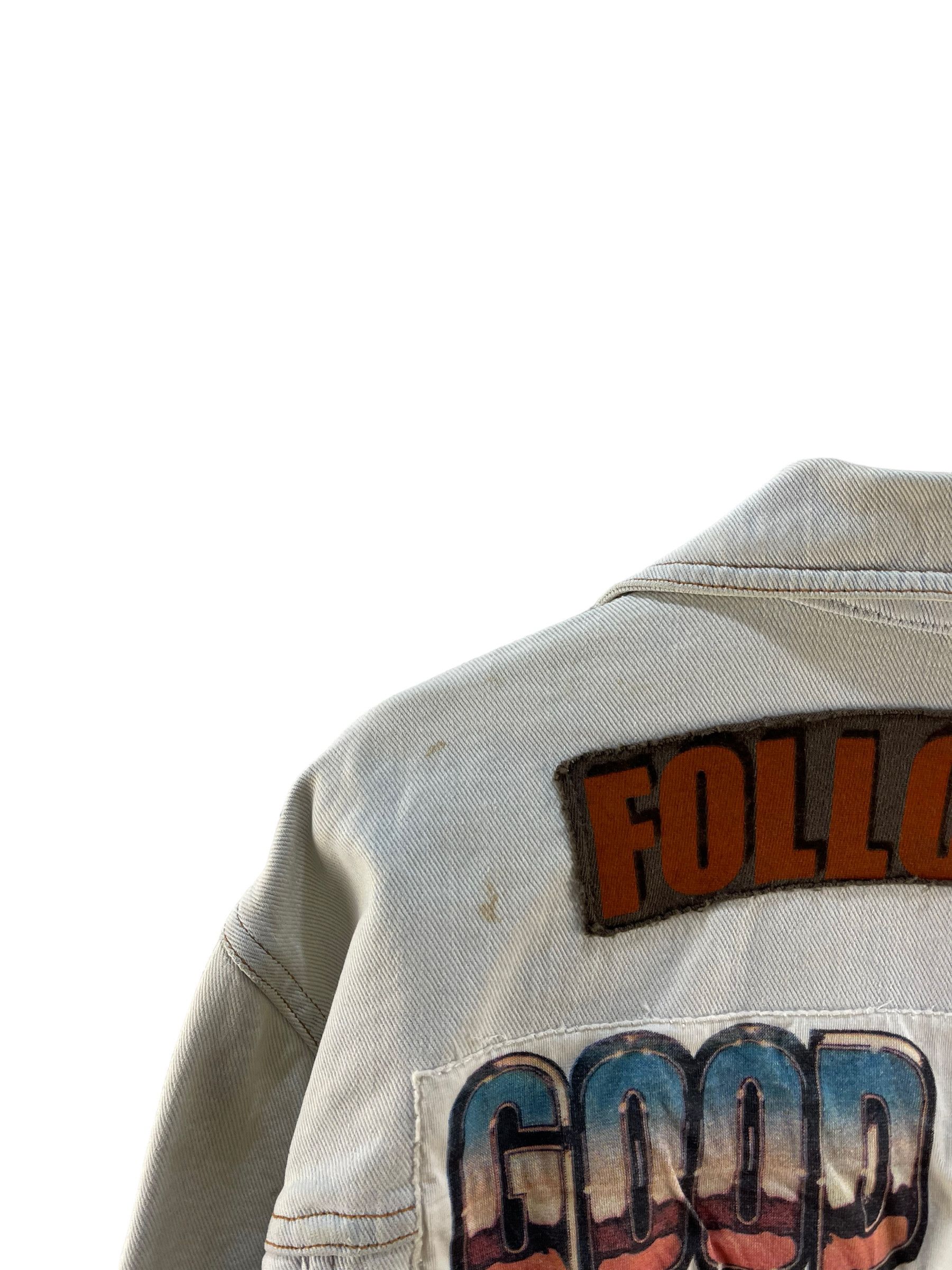 Dolce & Gabbana Follow Me Good Ideas Forever by Dolce & Gabbana Denim Jacket Size XL / US 12-14 / IT 48-50 - 9 Thumbnail
