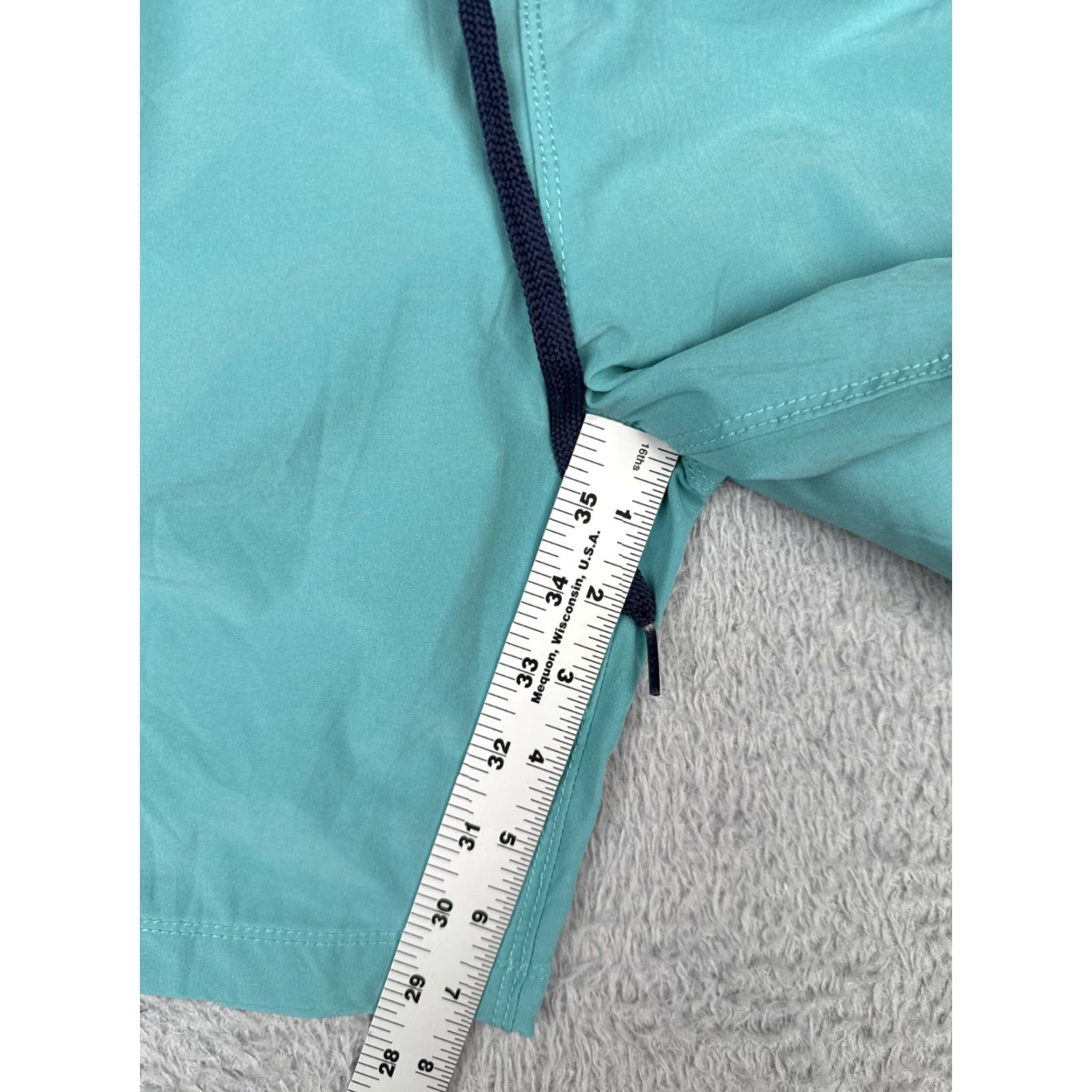 Speedo Speedo Swim Trunks Mens M Teal Elastic Drawstring Lined Polyester Beach Bottoms Size ONE SIZE - 6 Thumbnail