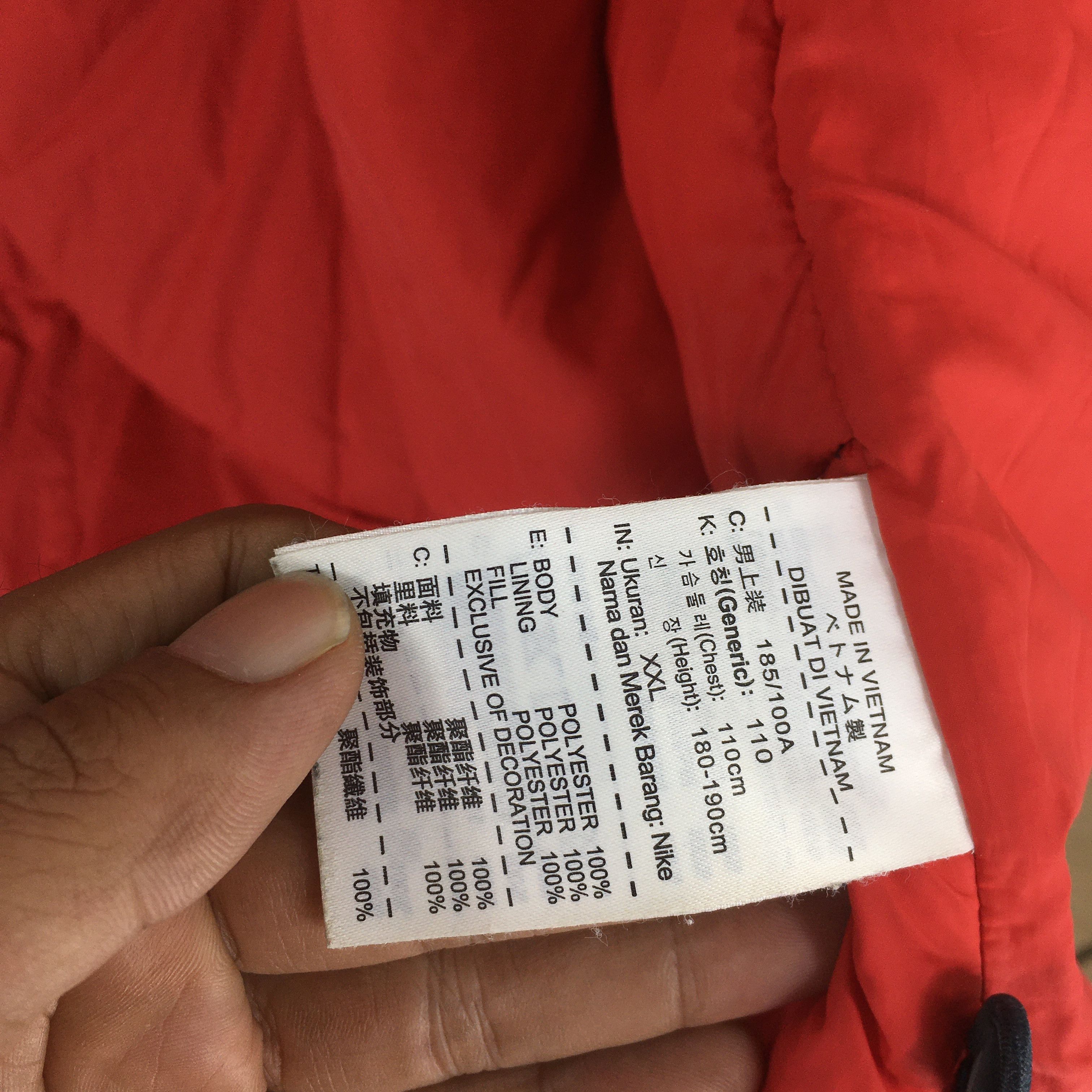 Nike Vintage Y2K Nike Swoosh Blue Puffer Jacket XXL Size US XXL / EU 58 / 5 - 7 Thumbnail