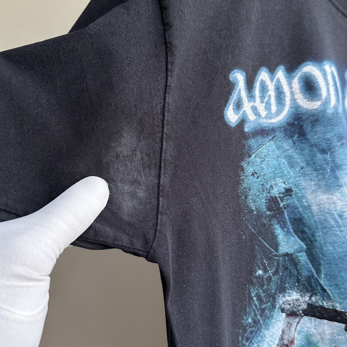 Band Tees Vintage Amon Amarth Metal Band Tour Tee 2016 Size US M / EU 48-50 / 2 - 8 Thumbnail