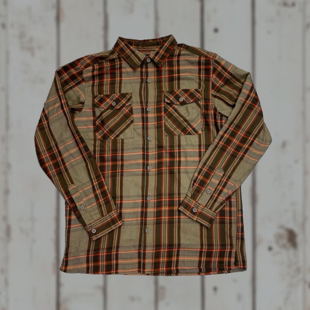 Mountain Hardwear Mountain Hardwear Shirt Mens Large Long Sleeve Plaid Green Pocket Button-Up Flannel Casual Outdoor Vintage No Size US L / EU 52-54 / 3 - 1 Thumbnail