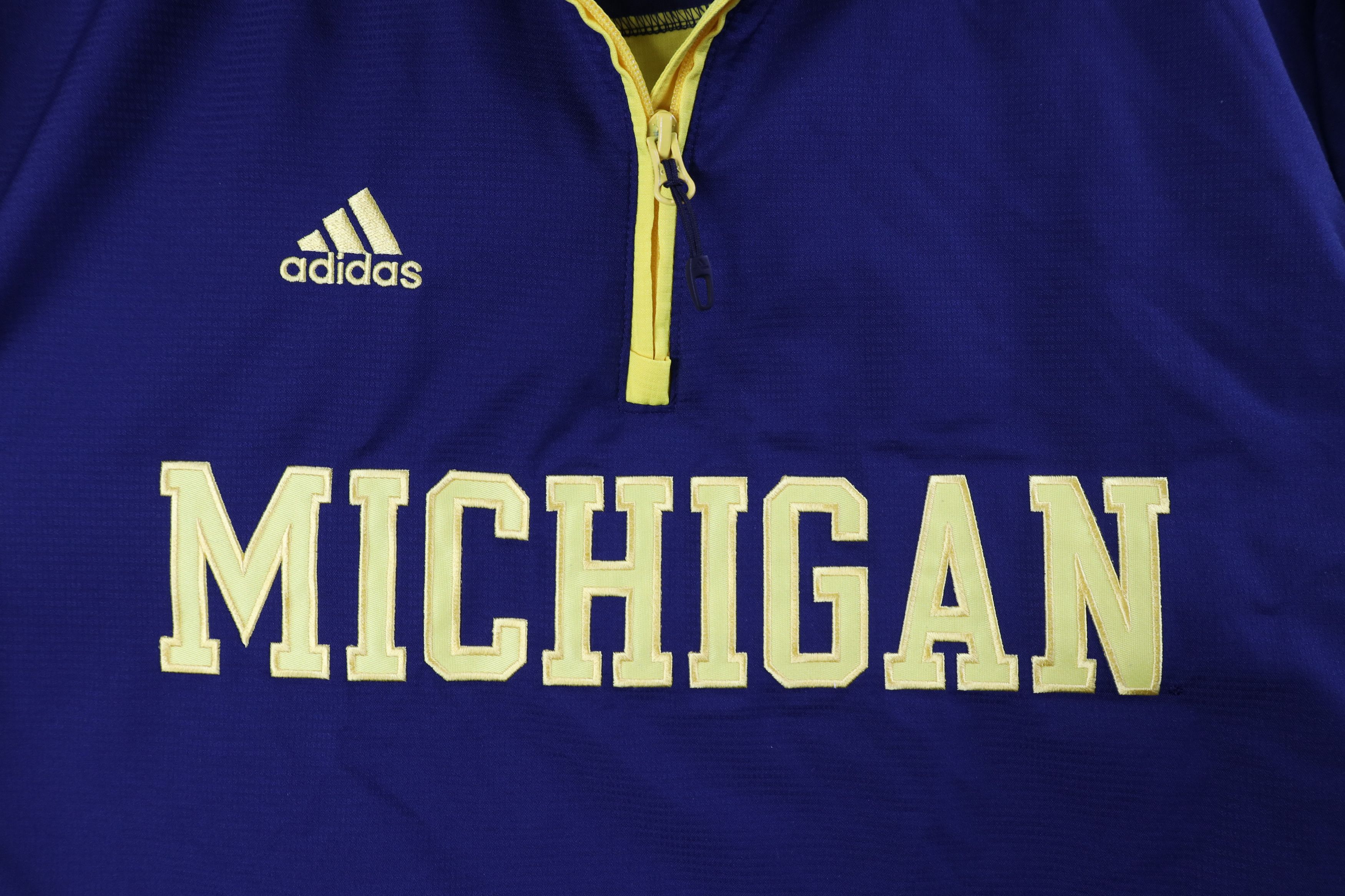 Adidas × Vintage Adidas University of Michigan Football Windbreaker Jacket Size US M / EU 48-50 / 2 - 4 Thumbnail