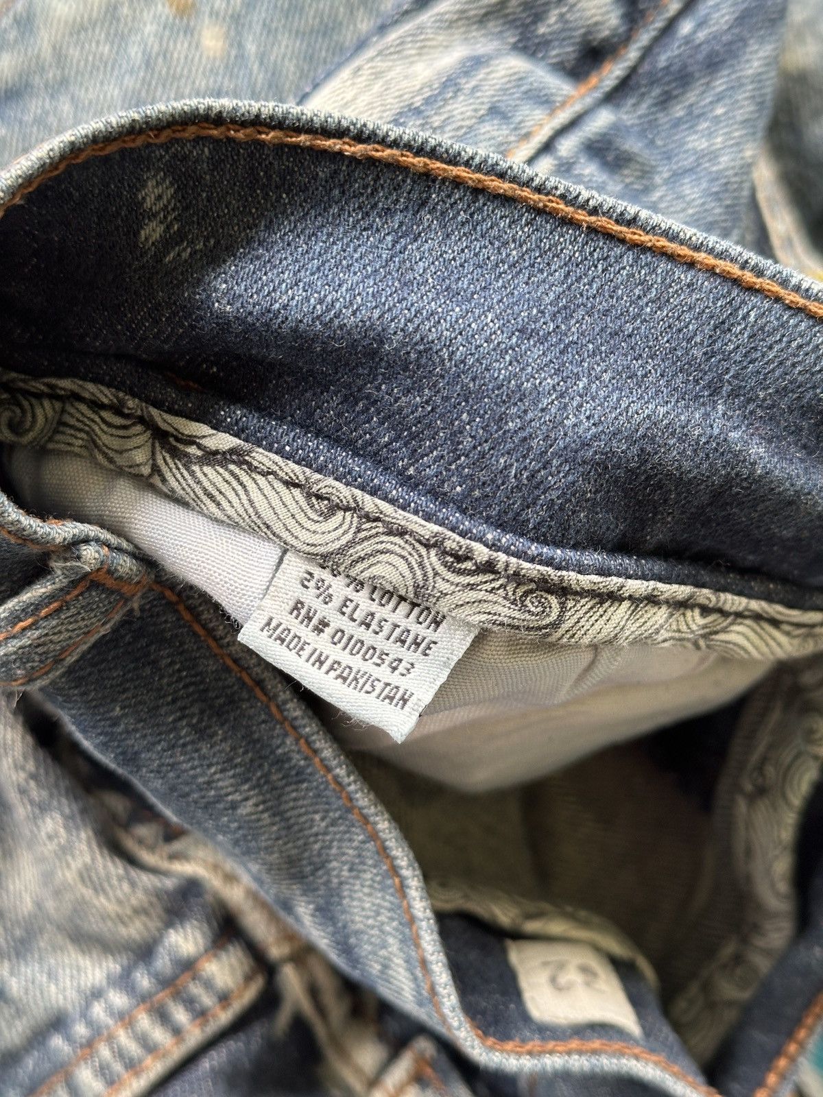 Japanese Brand Distress Style FWRD Skinny Denim 32x41. Size US 32 / EU 48 - 7 Thumbnail