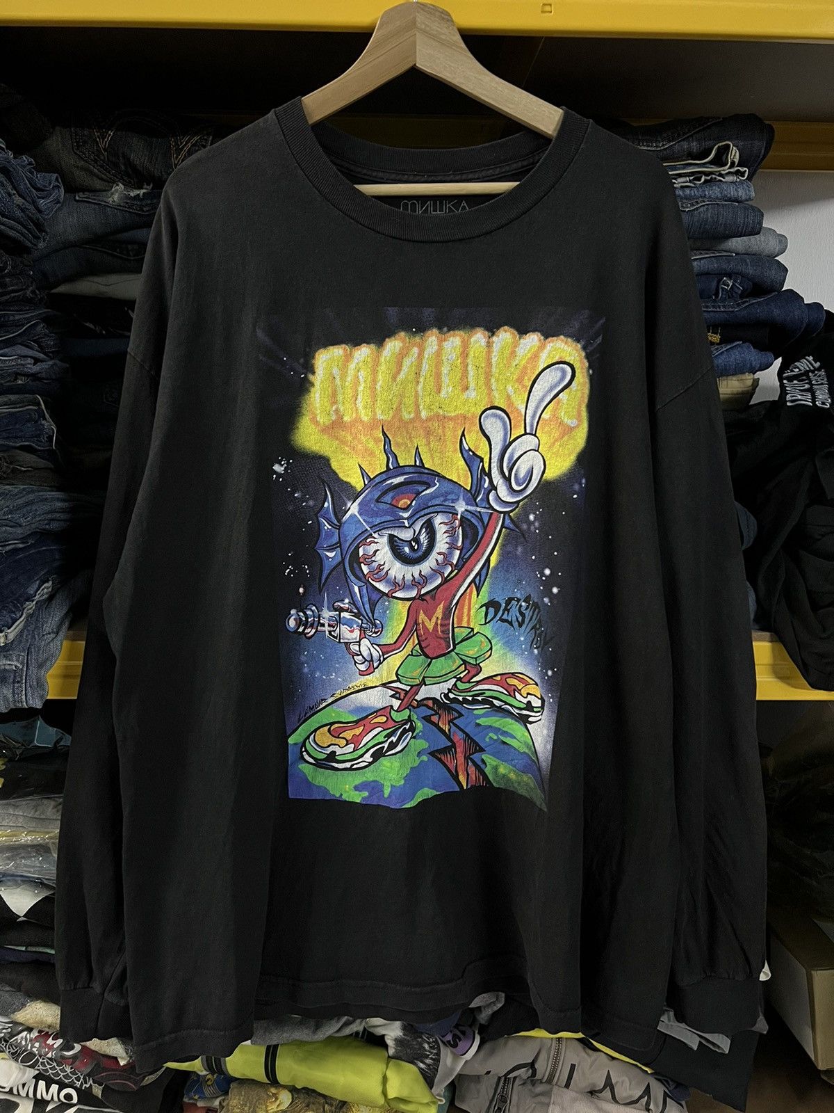 Mishka MISHKA ENGINEERED TO DESTROY L/S Size US XL / EU 56 / 4 - 1 Thumbnail