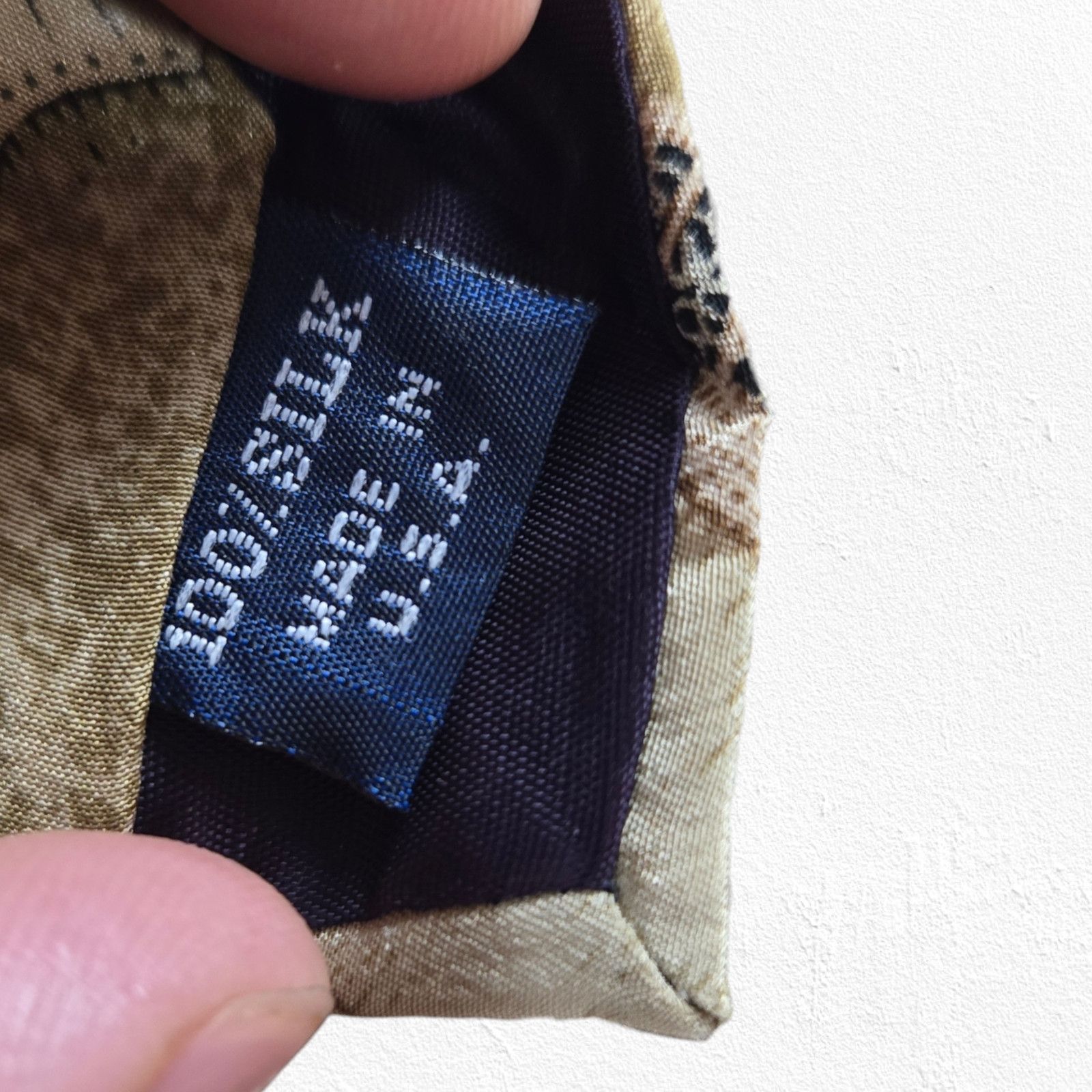 Vintage 90s Vintage Tan Striped USA Made Silk Tie Size ONE SIZE - 4 Thumbnail