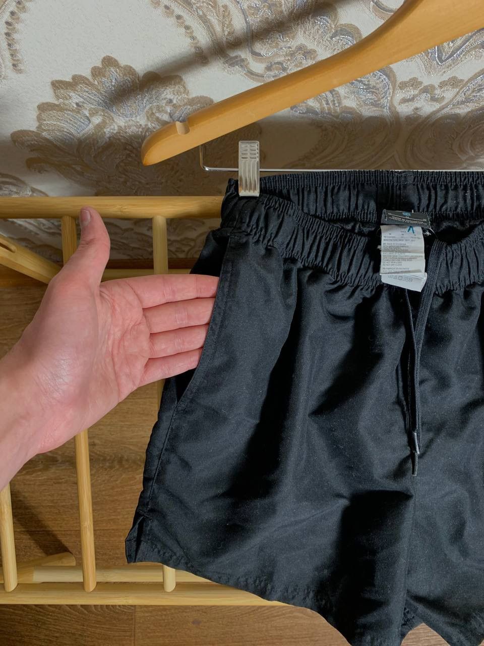 Nike × Vintage VERY RARE NIKE SHORTS VINTAGE DRILL SWOOSH Y2K 90s HYPE SURF Size US 32 / EU 48 - 5 Thumbnail