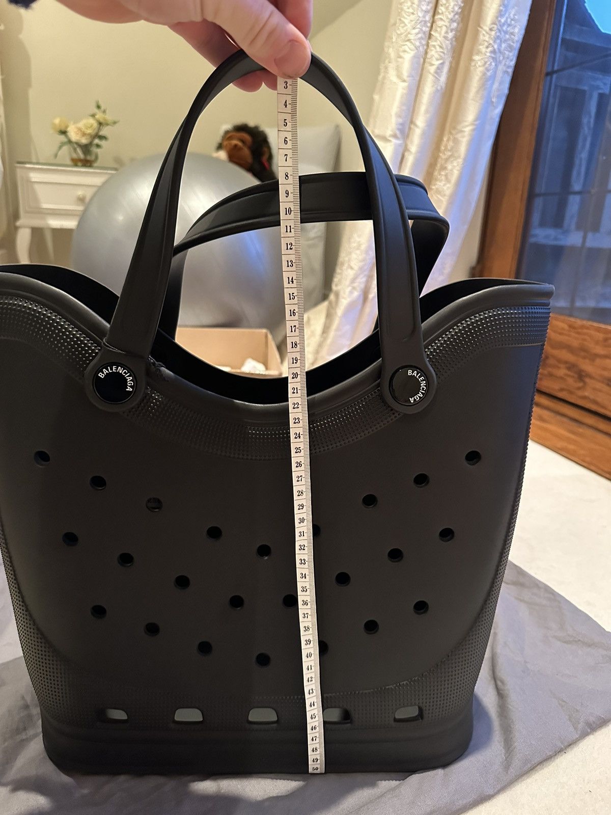 Balenciaga $1250 FW22 Balenciaga Crocs black tote bag Demna Size ONE SIZE - 8 Thumbnail