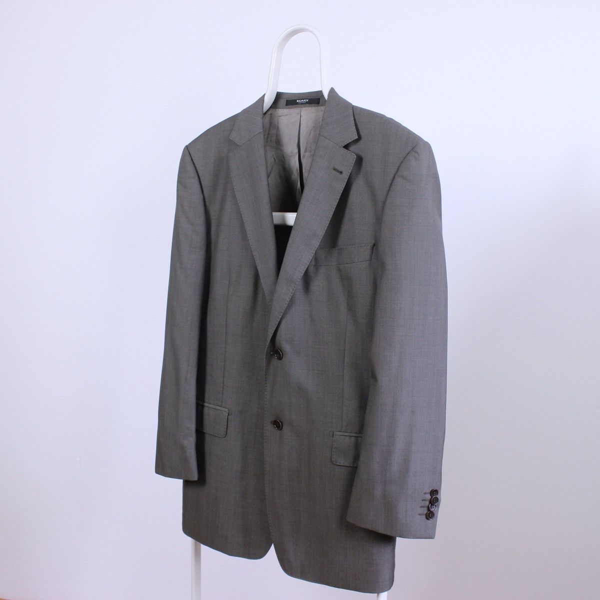 Balmain Balmain Homme Wool/Silk Blazer Jacket Size 42R - 2 Thumbnail