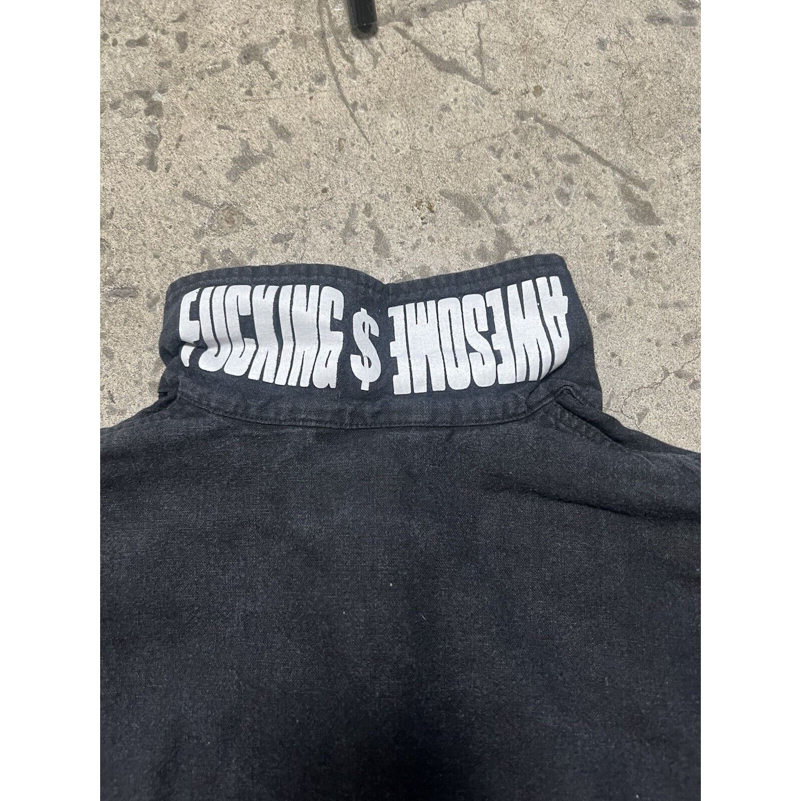 Fucking Awesome FA F*cking Awesome Black Chore Coat Cotton Rare Size XL Size US XL / EU 56 / 4 - 4 Thumbnail