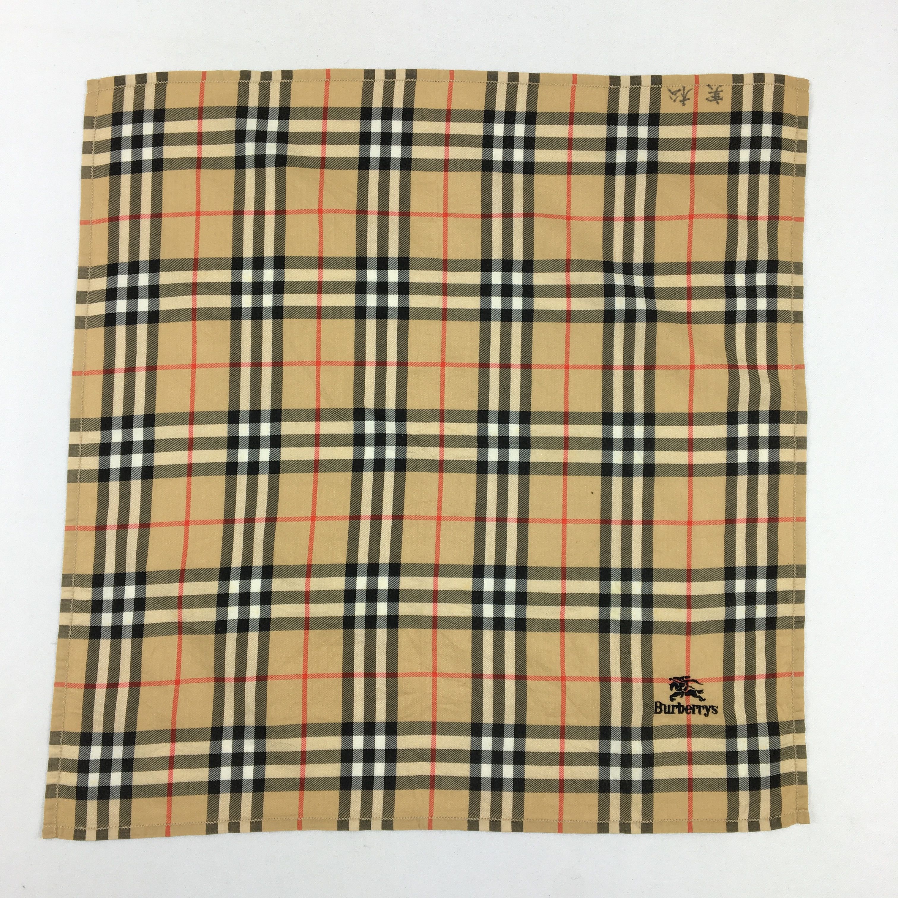 Burberry Vintage 90s Burberry Handkerchief 56789 Size ONE SIZE - 2 Thumbnail