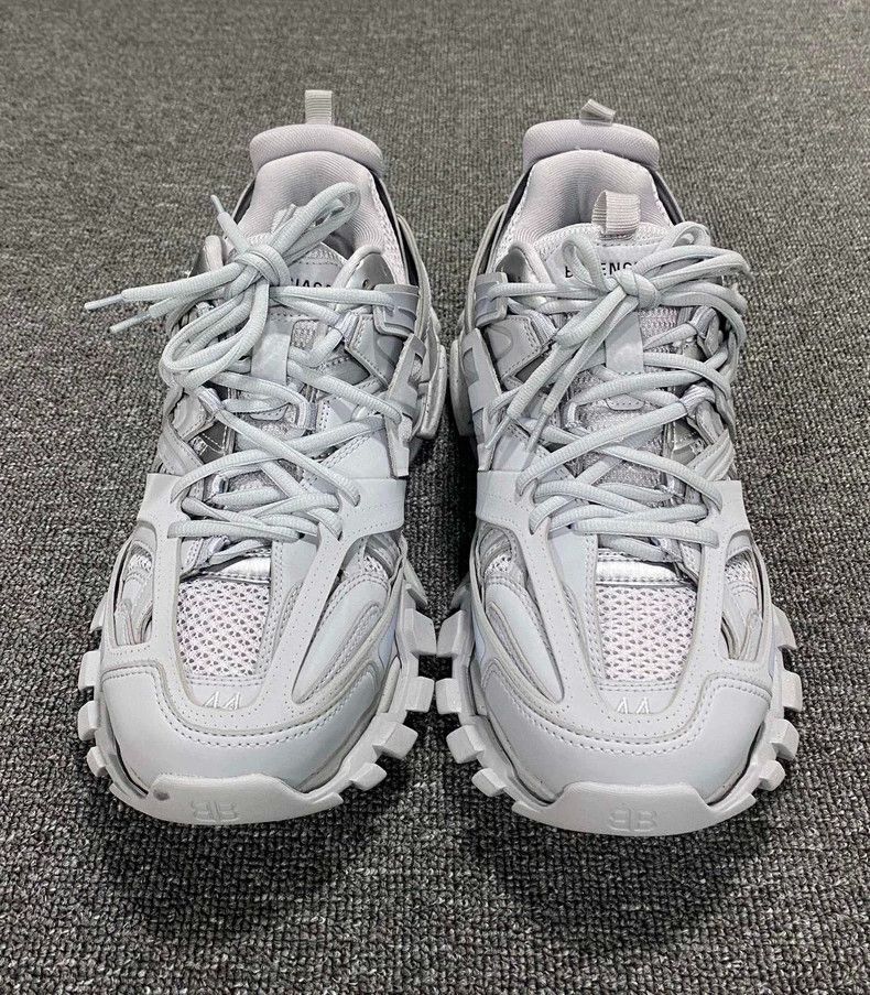 Balenciaga Gray Balenciaga Dad Sneakers Size 44-2505 Size US 10.5 / EU 43-44 - 4 Thumbnail