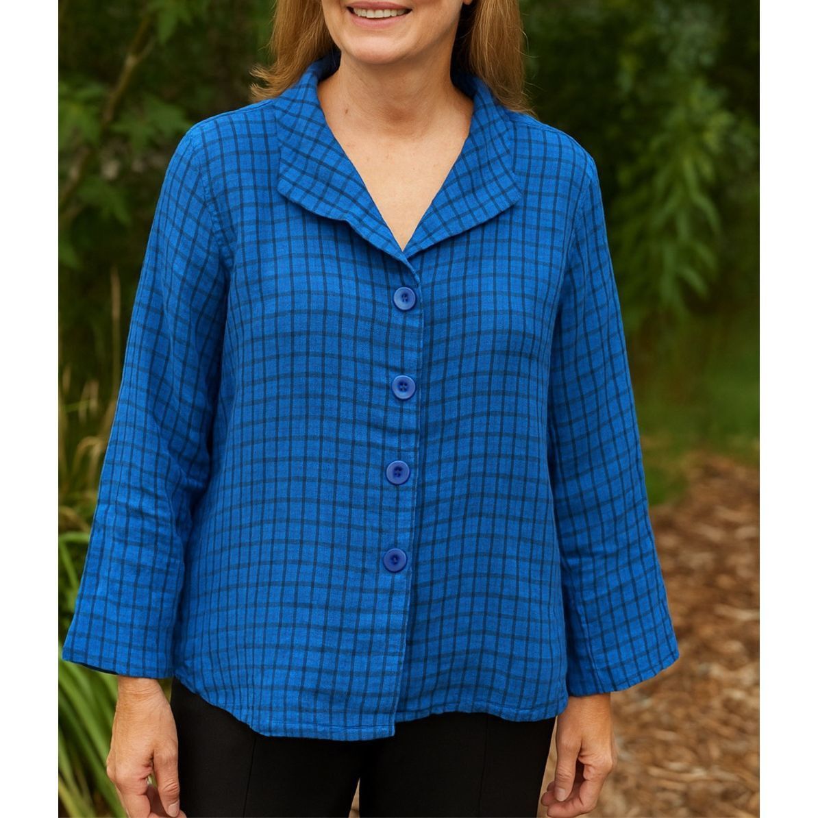 FLAX Flax NWOT linen lagenlook button front jacket size Medium Size M / US 6-8 / IT 42-44 - 1 Thumbnail