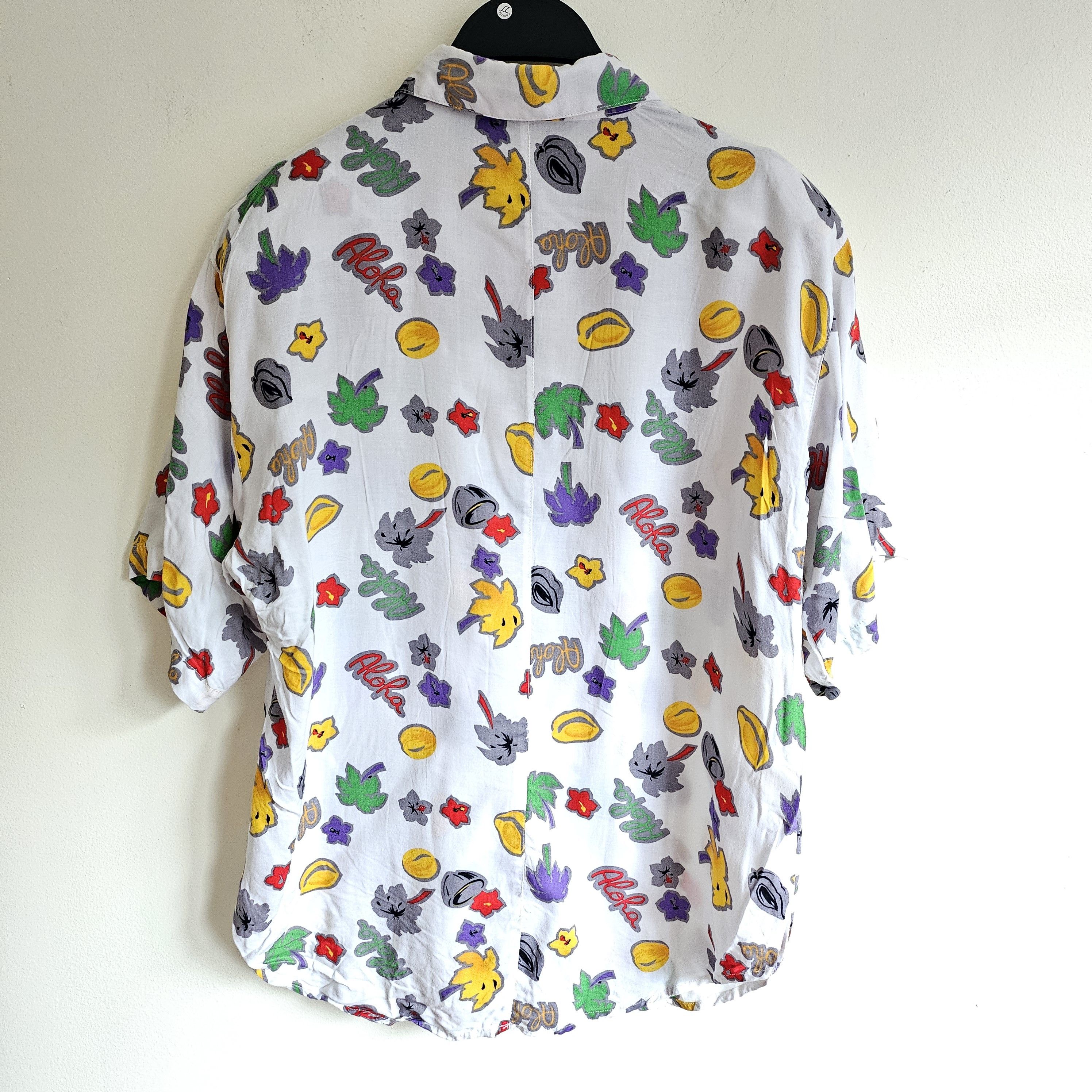 Vintage Vintage 90s Hawaiian popover shirt, women's size M Size M / US 6-8 / IT 42-44 - 4 Thumbnail