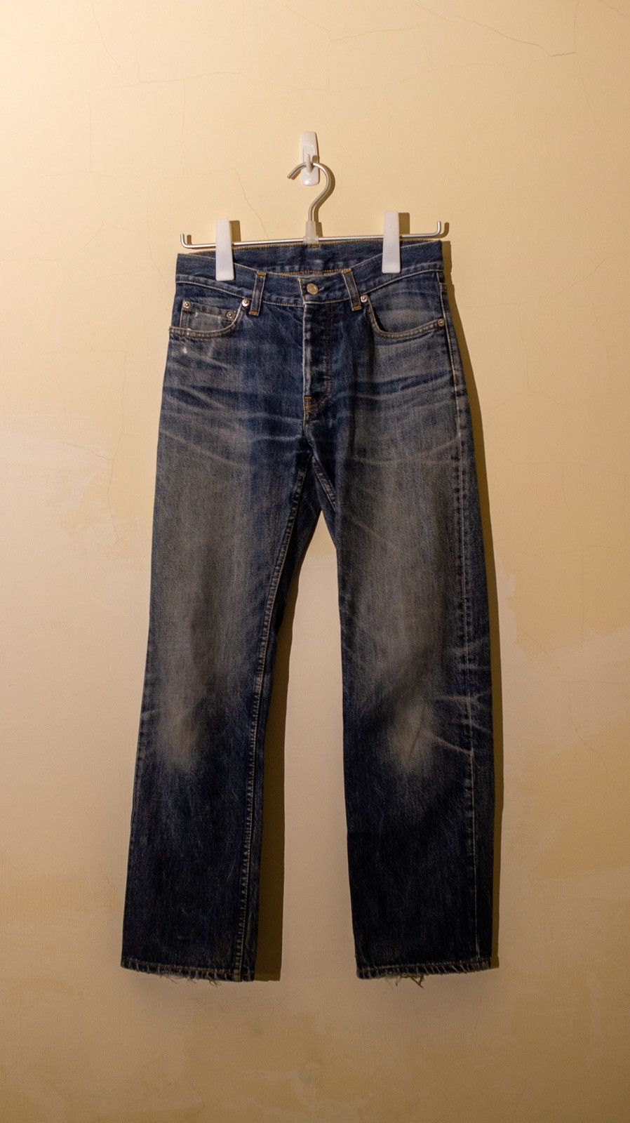 Helmut Lang Helmut lang classic cut faded distressed jeans
