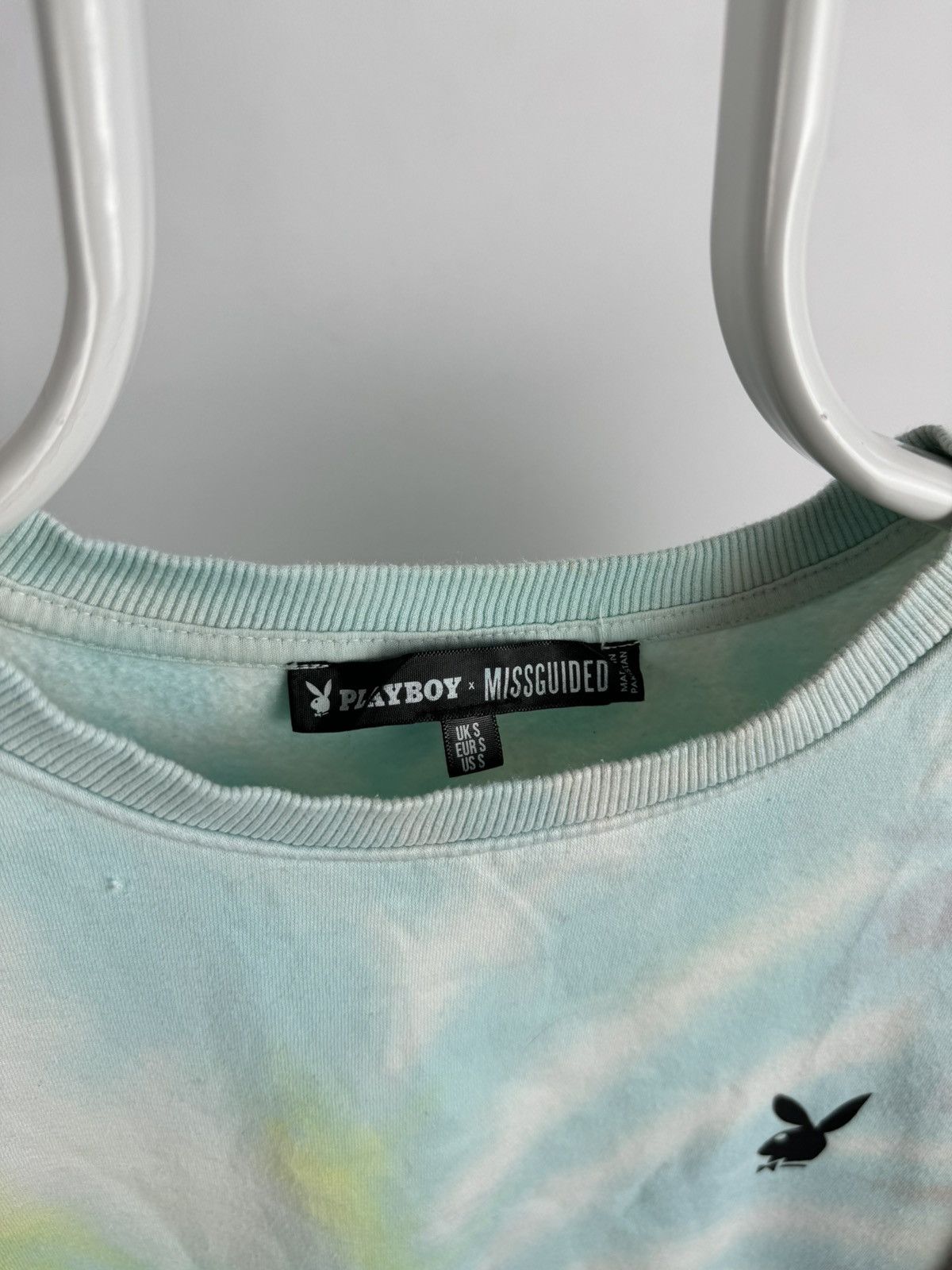 Missguided × Playboy Playboy x Missguided Tie Dye Multicolour Sweatshirt Size S / US 4 / IT 40 - 3 Thumbnail