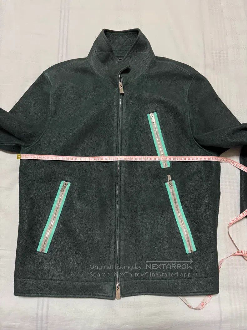 Hermes Hermes Leather jacket, full-grain leather, moss green Size US M / EU 48-50 / 2 - 4 Thumbnail